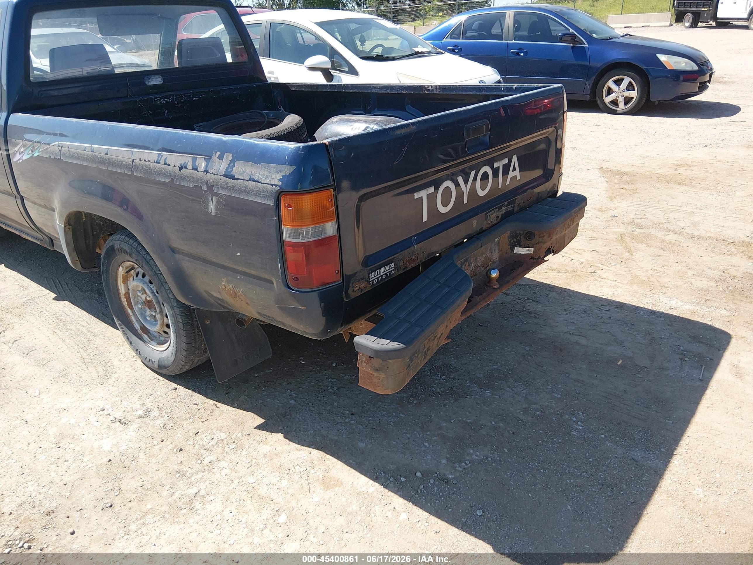 1995 Toyota Pickup 1/2 Ton Short Whlbase Stb Dark Blue vin: 4TARN81A7SZ319839