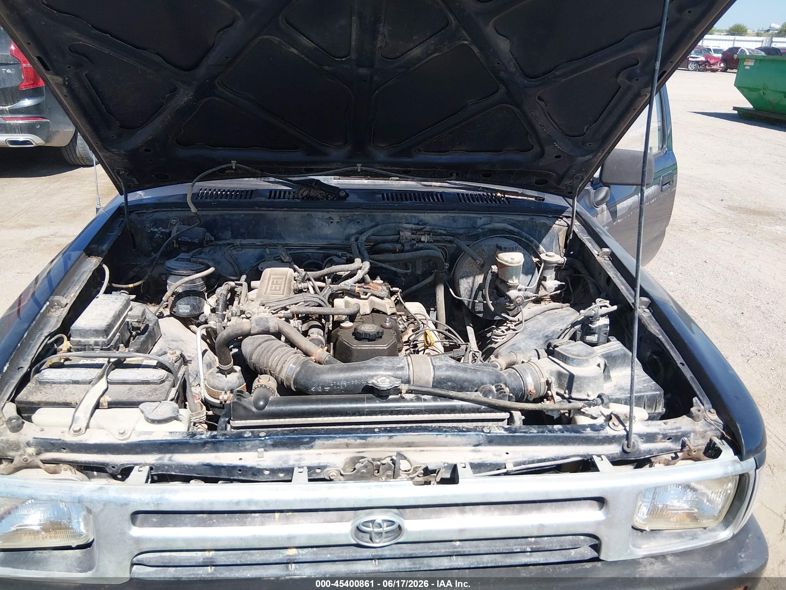 1995 Toyota Pickup 1/2 Ton Short Whlbase Stb Dark Blue vin: 4TARN81A7SZ319839