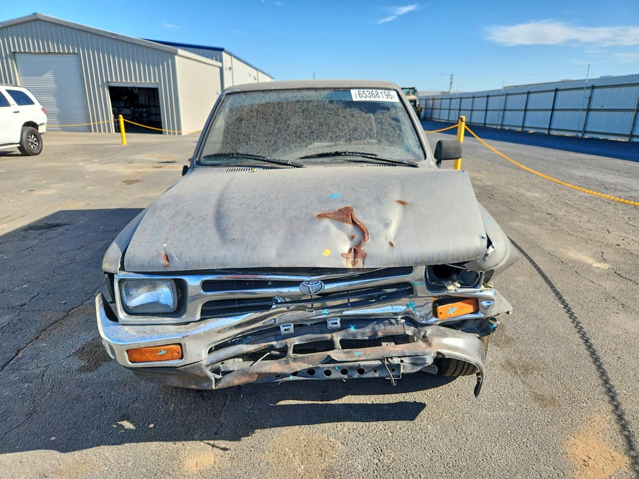 1992 Toyota Pickup Base Gray vin: 4TARN81A8NZ011406