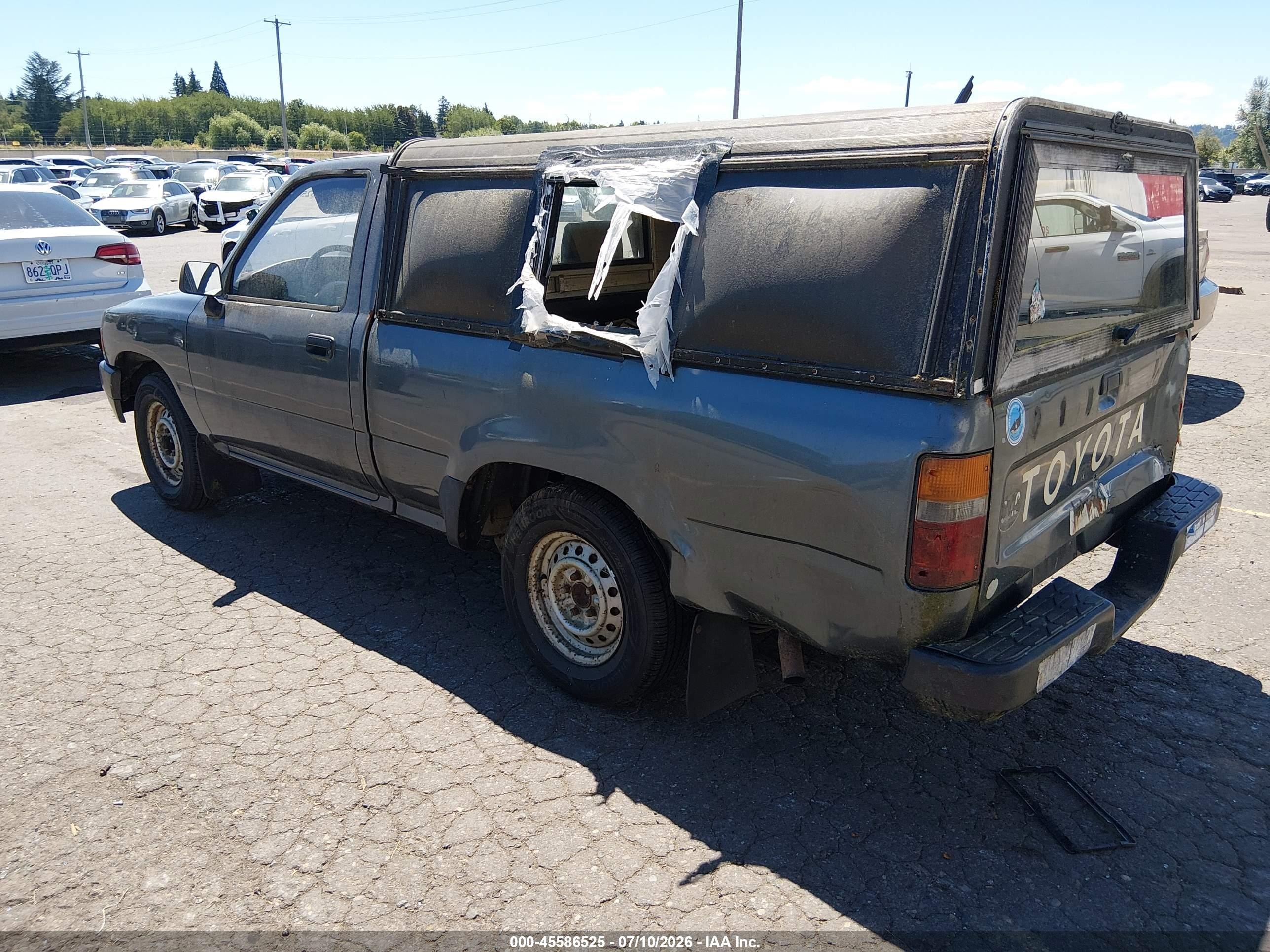 1994 Toyota Pickup 1/2 Ton Short Whlbase Stb Gray vin: 4TARN81A8RZ171632