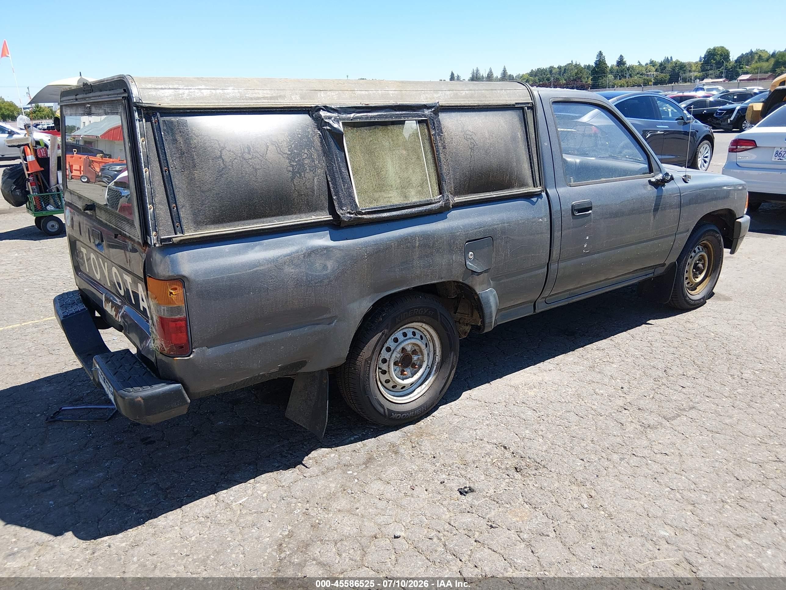 1994 Toyota Pickup 1/2 Ton Short Whlbase Stb Gray vin: 4TARN81A8RZ171632