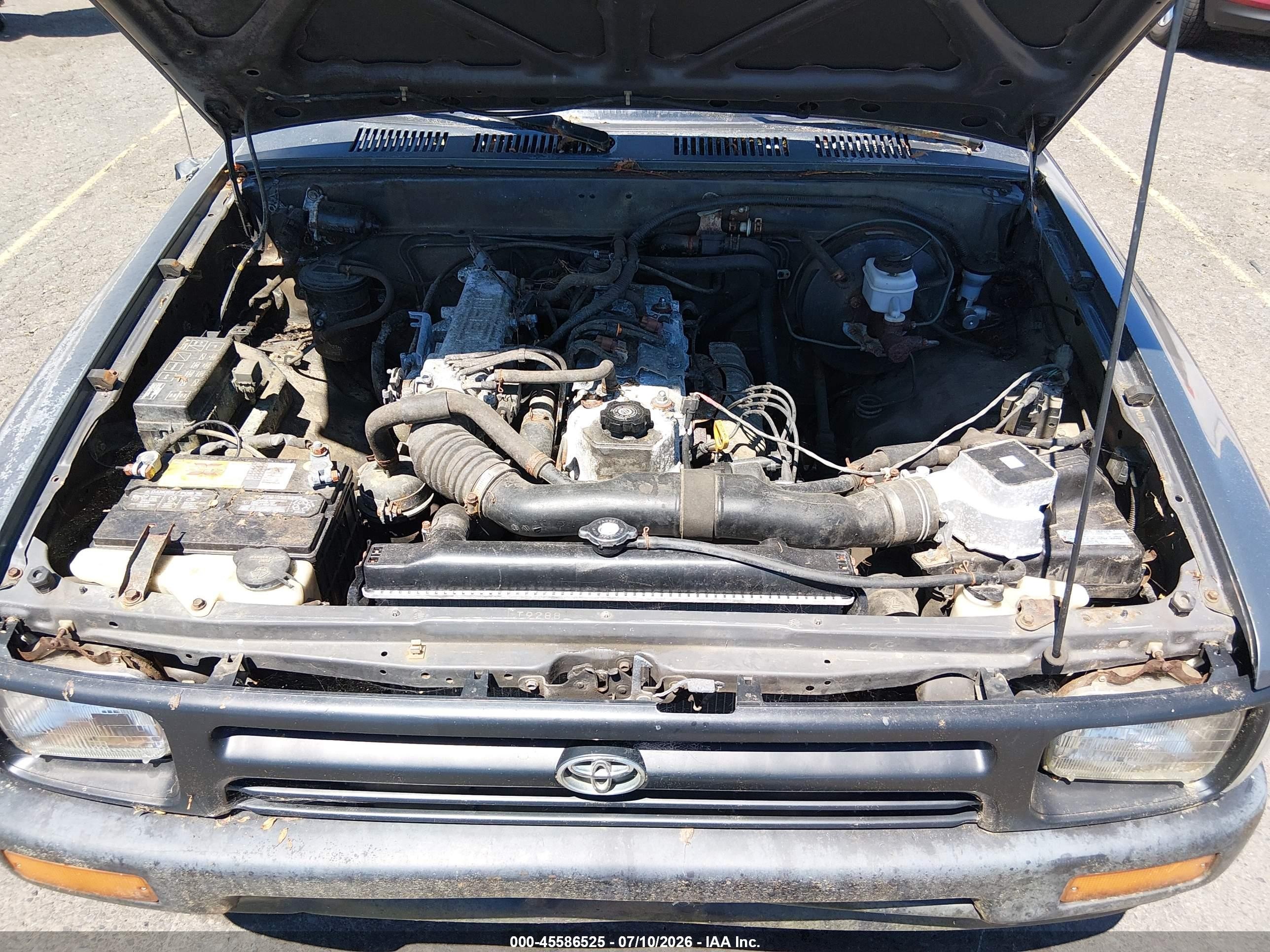 1994 Toyota Pickup 1/2 Ton Short Whlbase Stb Gray vin: 4TARN81A8RZ171632