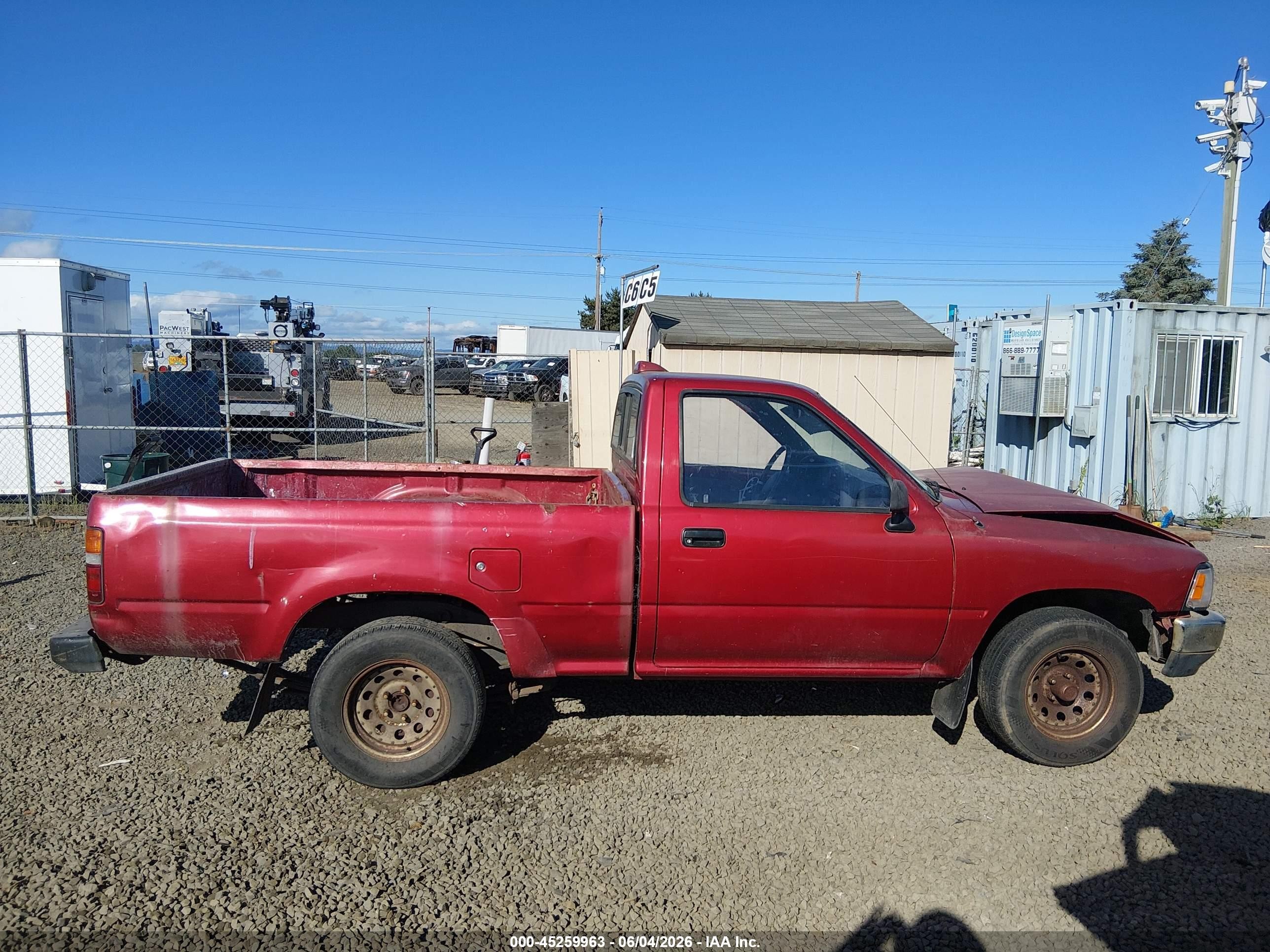 1994 Toyota Pickup 1/2 Ton Short Whlbase Stb Темно-бордовый vin: 4TARN81A8RZ267342