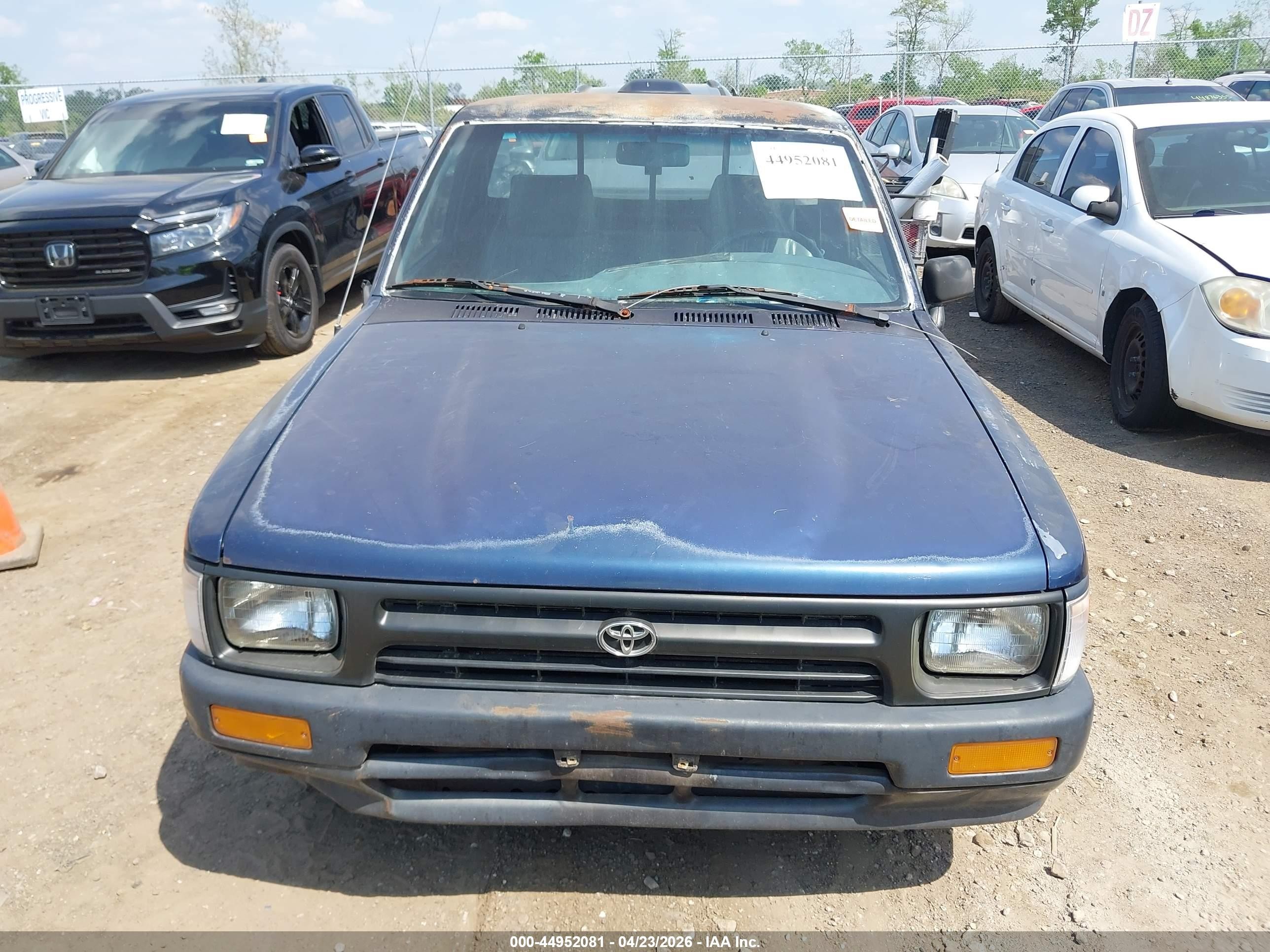 1995 Toyota Pickup 1/2 Ton Short Whlbase Stb Blue vin: 4TARN81A9SZ325626