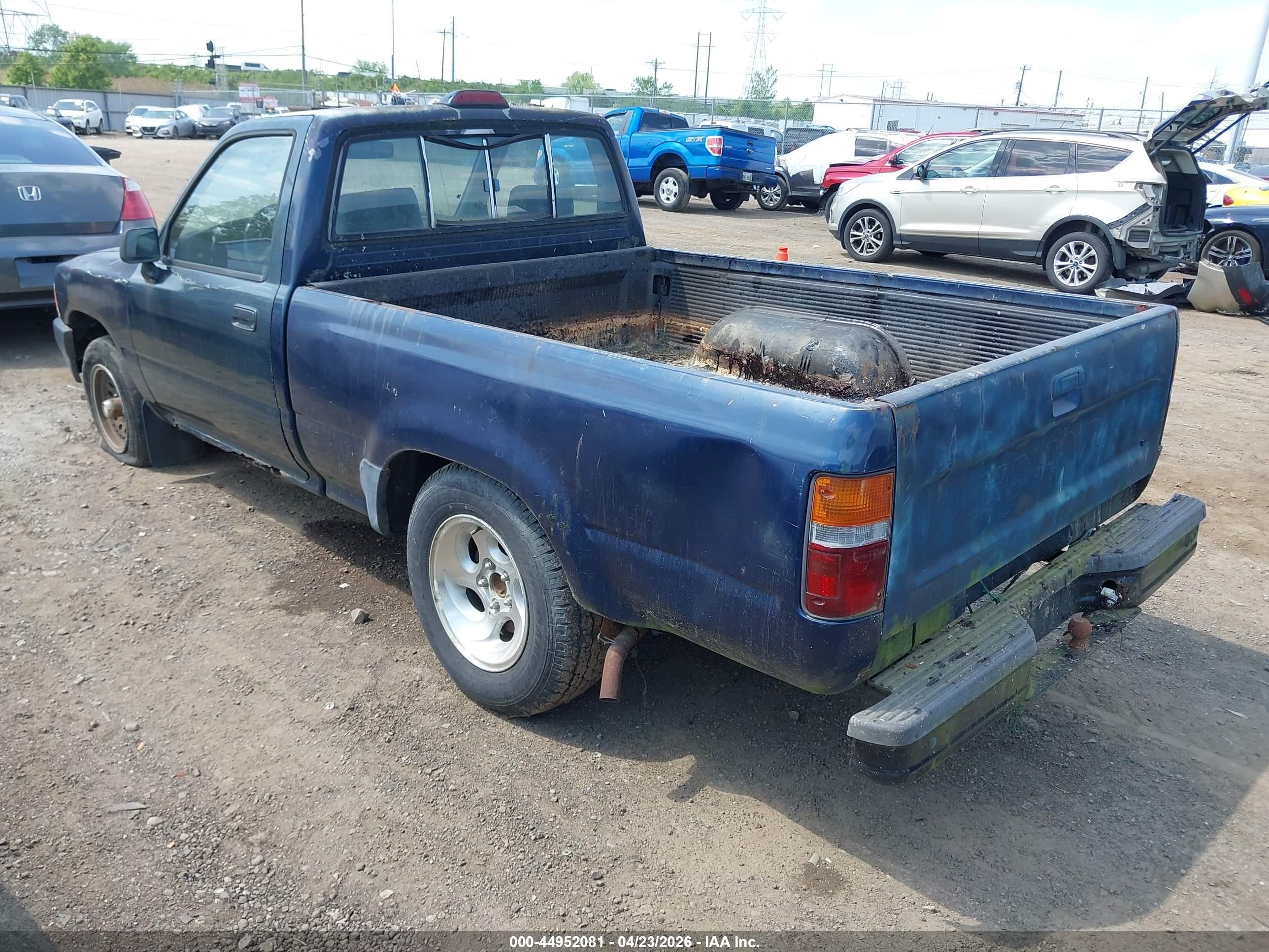1995 Toyota Pickup 1/2 Ton Short Whlbase Stb Blue vin: 4TARN81A9SZ325626