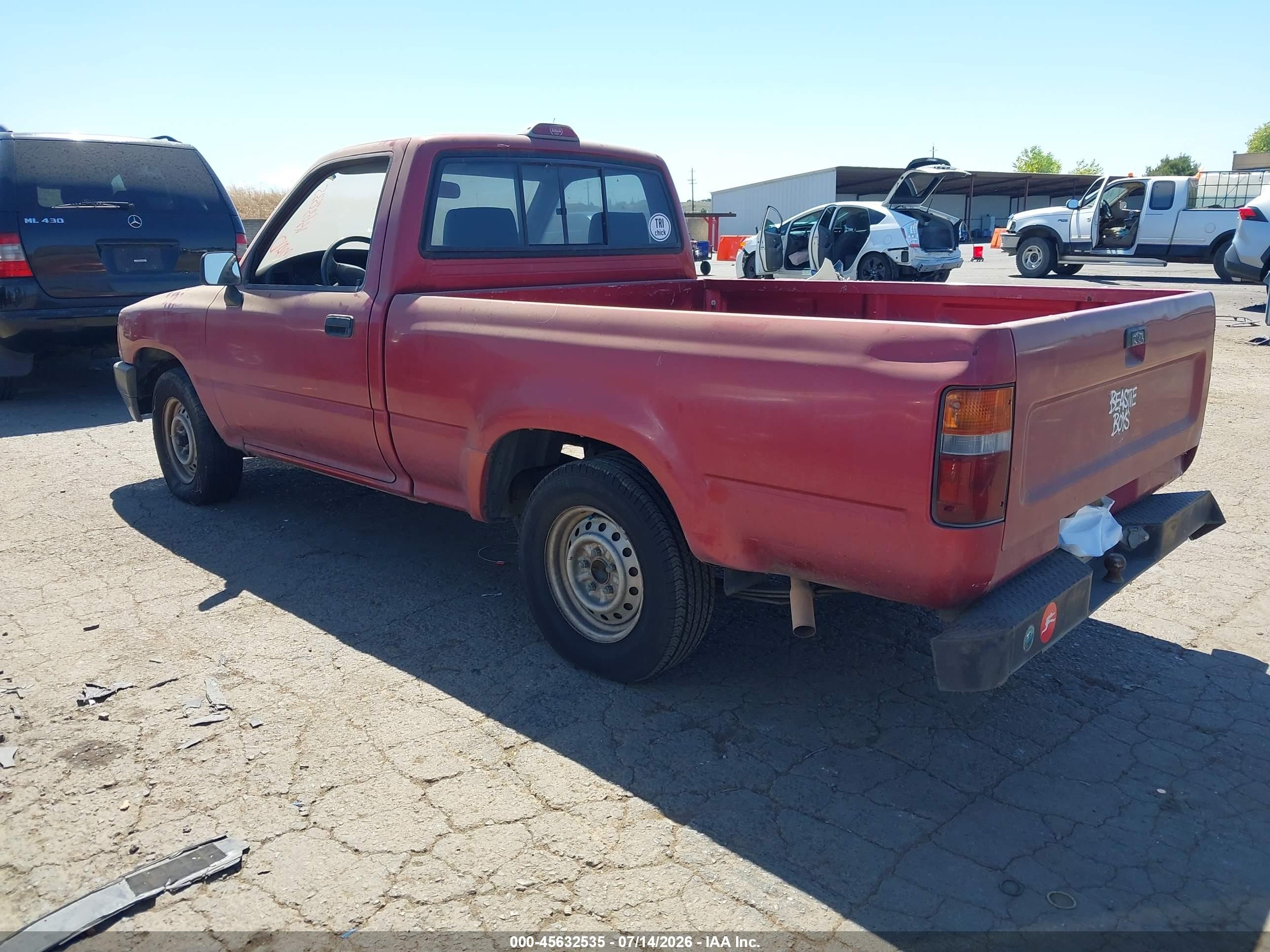 1994 Toyota Pickup 1/2 Ton Short Whlbase Stb Красный vin: 4TARN81AXRZ169882