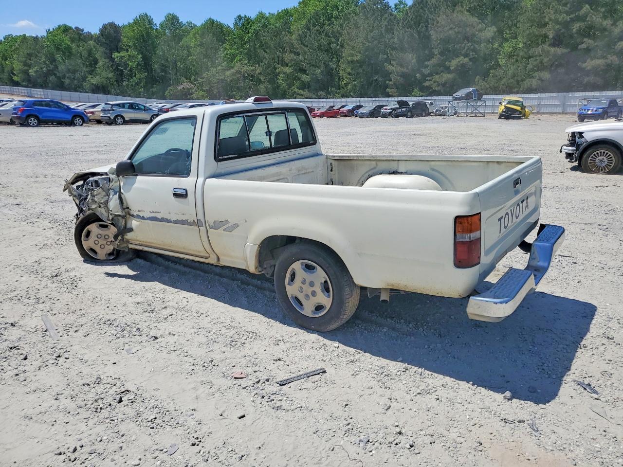 1994 Toyota Pickup Dx White vin: 4TARN81P8RZ279804