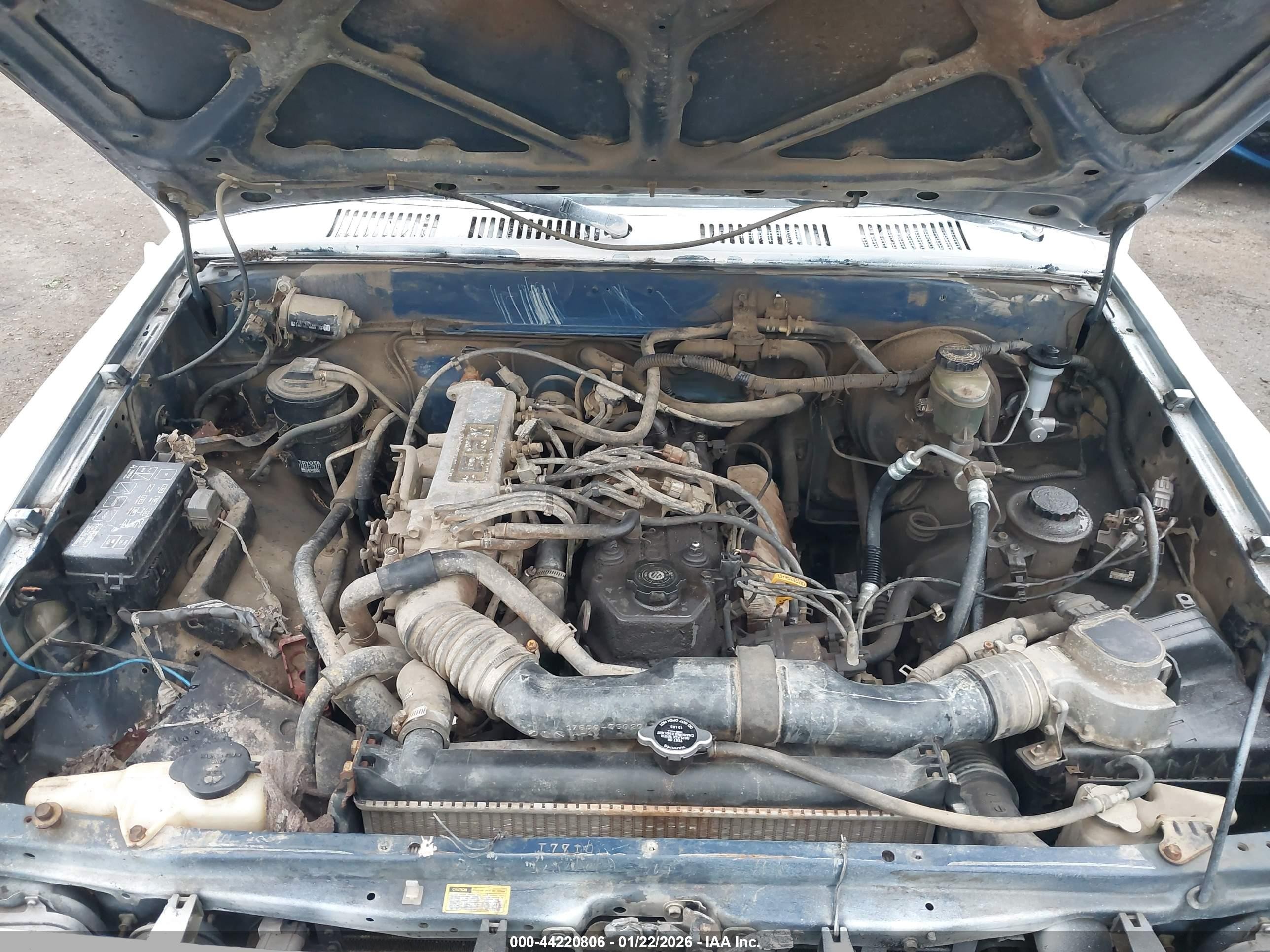 1995 Toyota Pickup 1/2 Ton Ex Long Whlbse Dx Белый vin: 4TARN93P2SZ315219