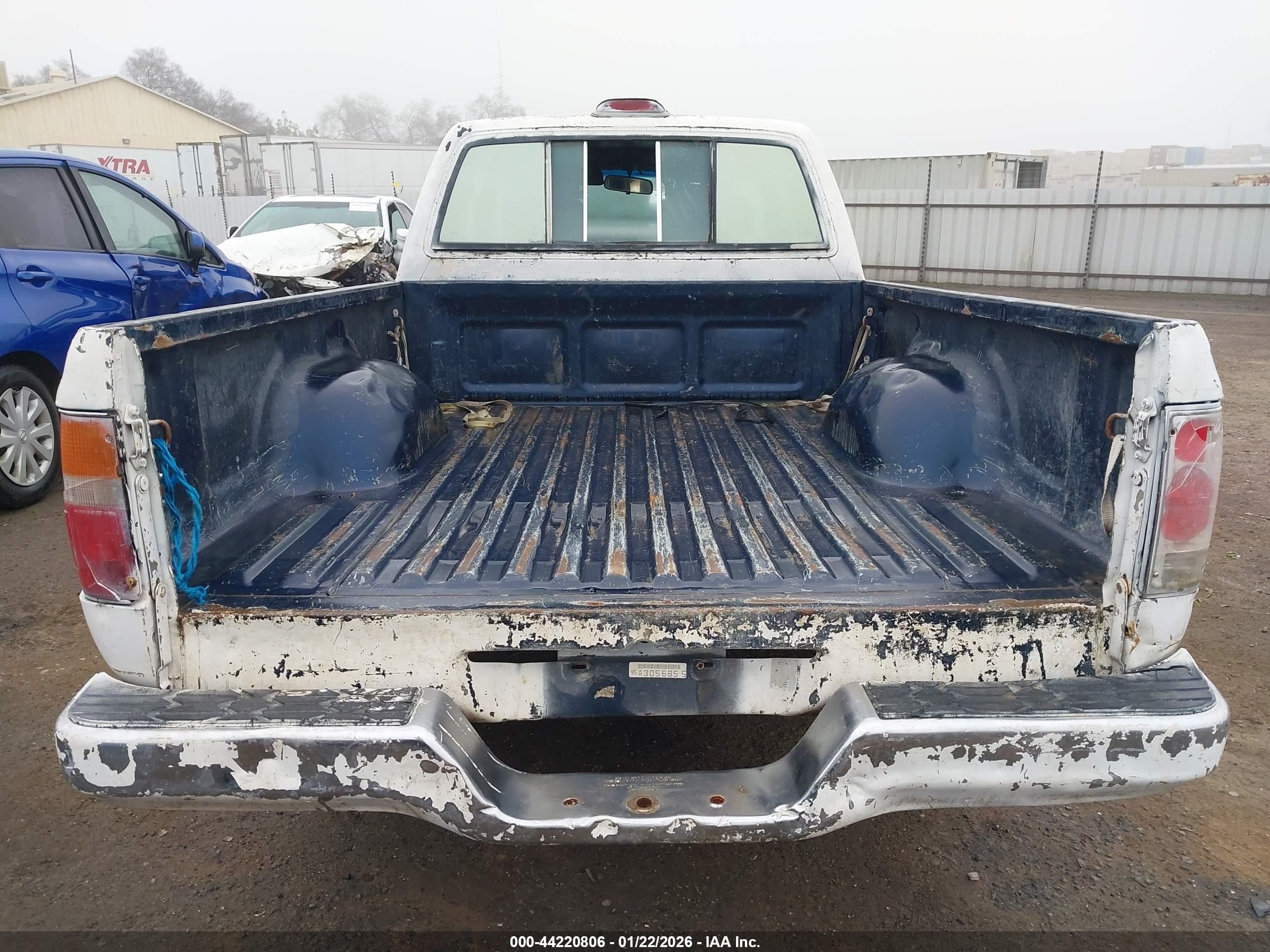1995 Toyota Pickup 1/2 Ton Ex Long Whlbse Dx Белый vin: 4TARN93P2SZ315219