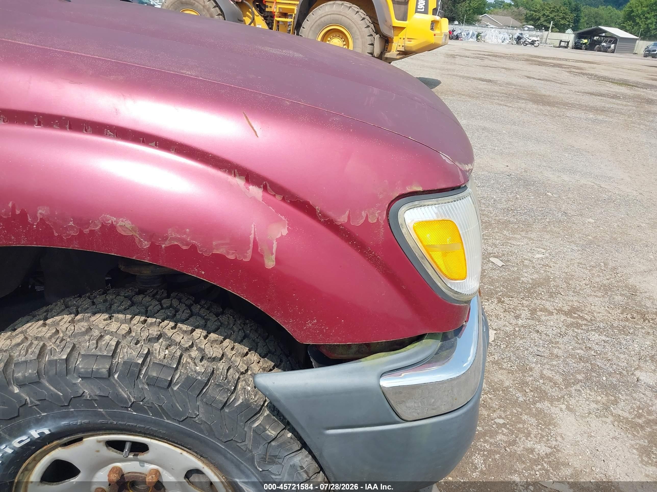 1998 Toyota Tacoma Prerunner Maroon vin: 4TASM92N1WZ150595