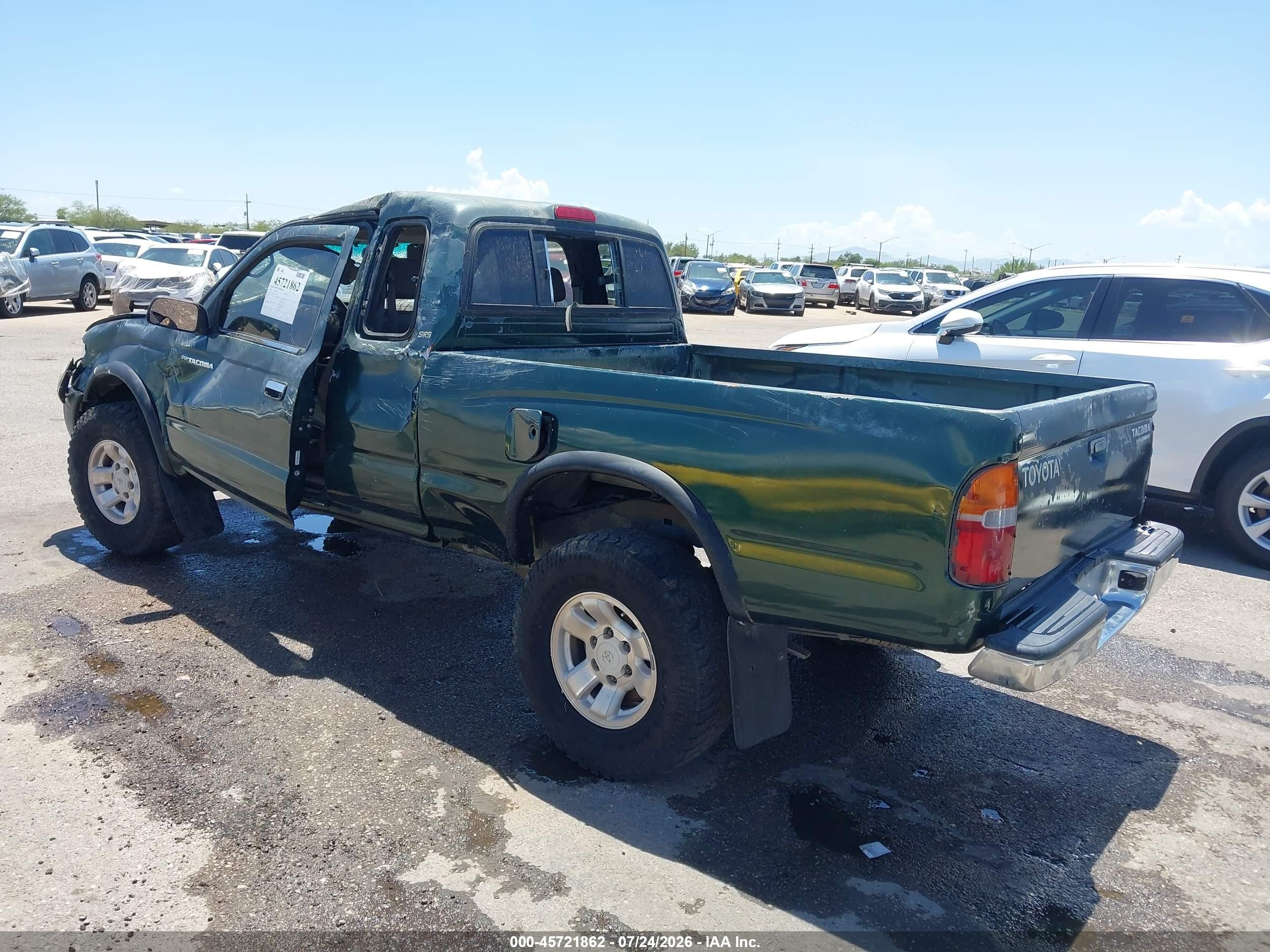 1999 Toyota Tacoma Prerunner Green vin: 4TASM92N1XZ515147