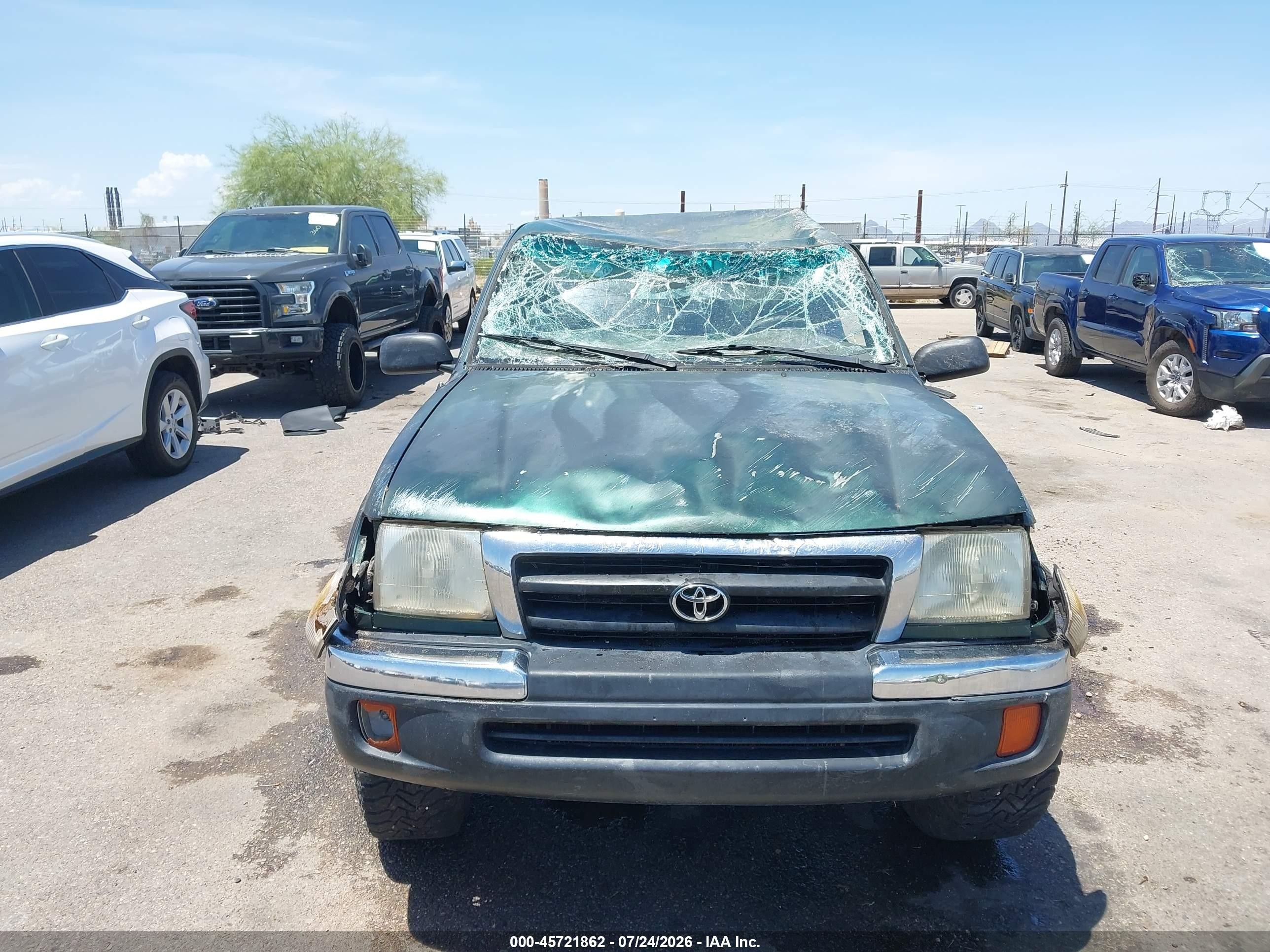 1999 Toyota Tacoma Prerunner Green vin: 4TASM92N1XZ515147