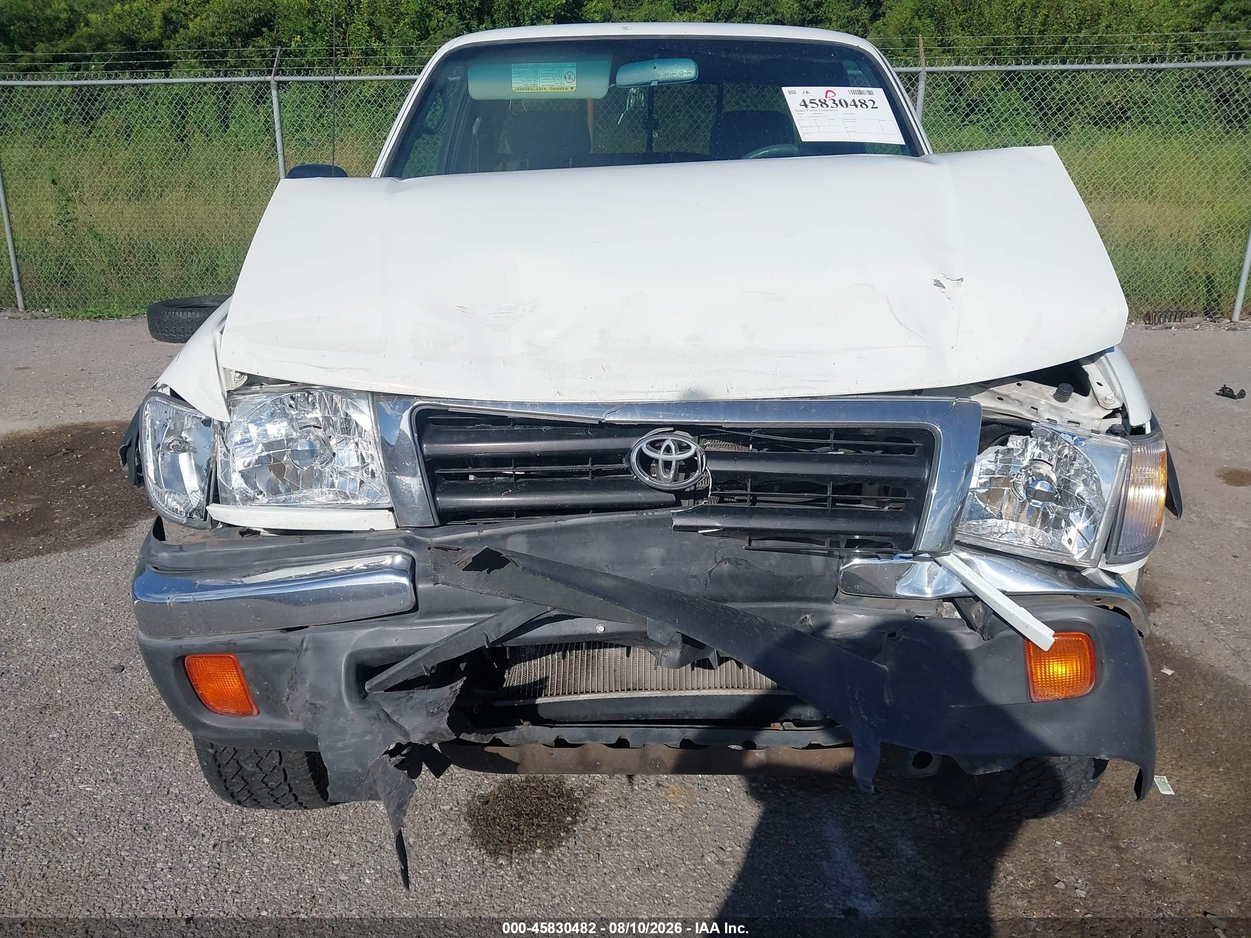 1998 Toyota Tacoma Prerunner White vin: 4TASM92N3WZ127187