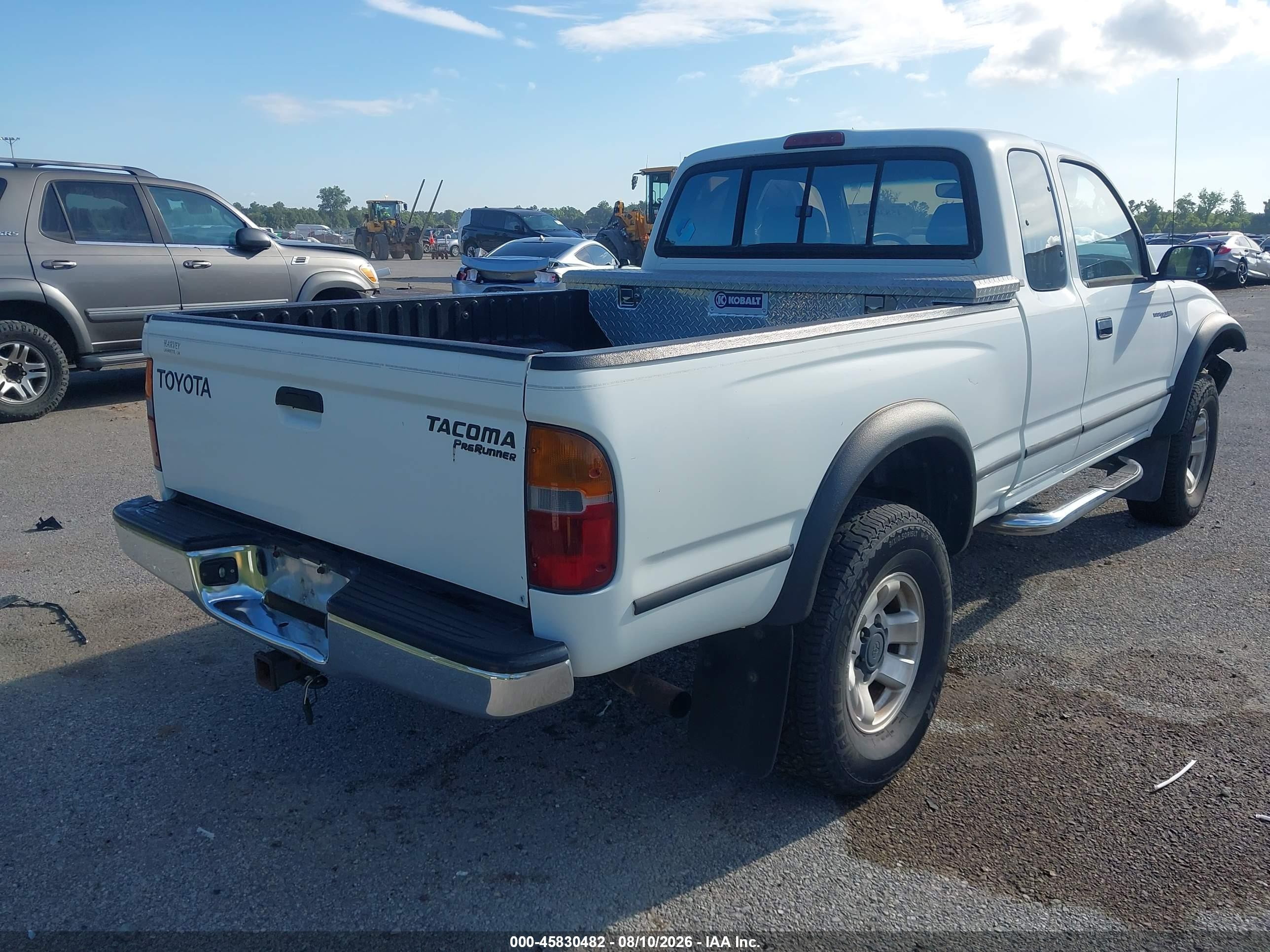 1998 Toyota Tacoma Prerunner White vin: 4TASM92N3WZ127187