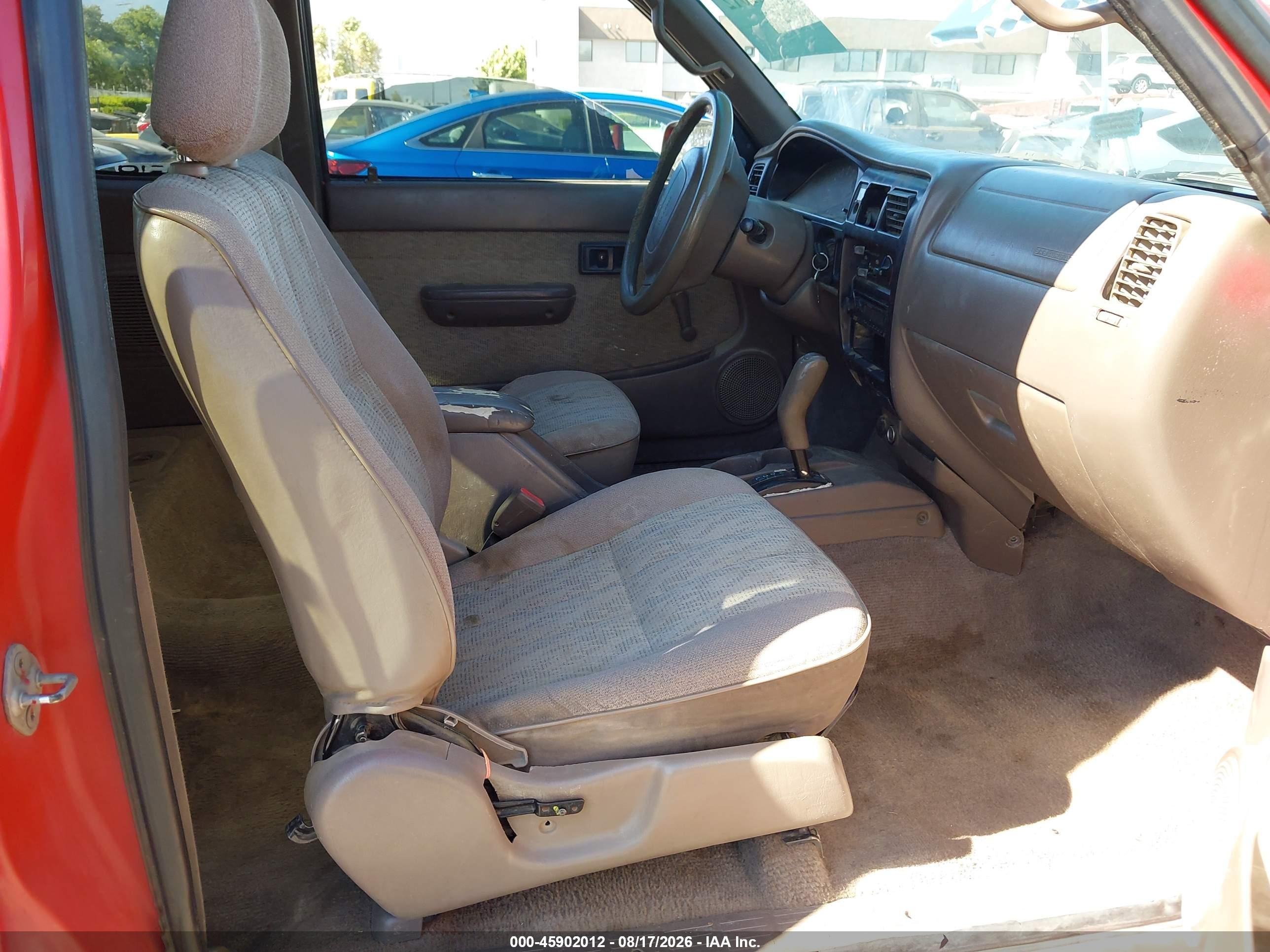 1999 Toyota Tacoma Prerunner Red vin: 4TASM92N4XZ502697