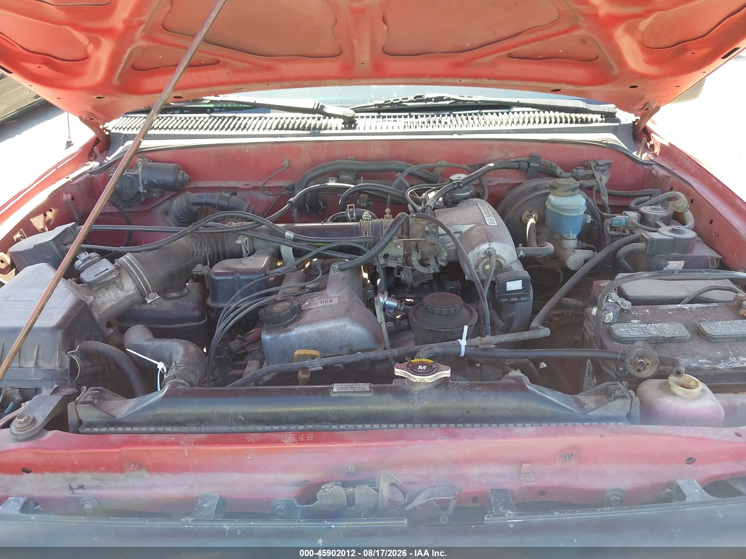 1999 Toyota Tacoma Prerunner Red vin: 4TASM92N4XZ502697