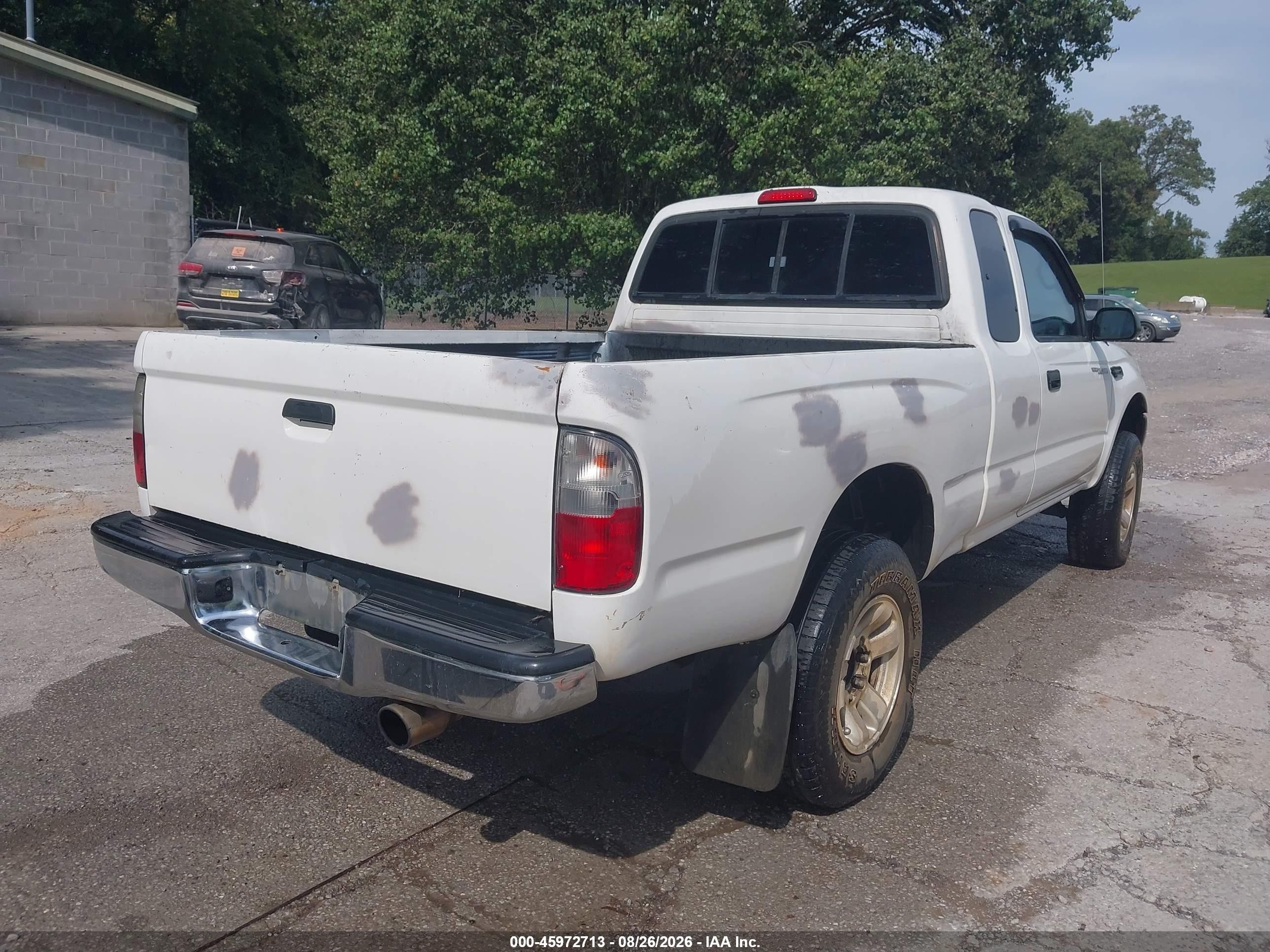2000 Toyota Tacoma Prerunner White vin: 4TASM92N6YZ614791