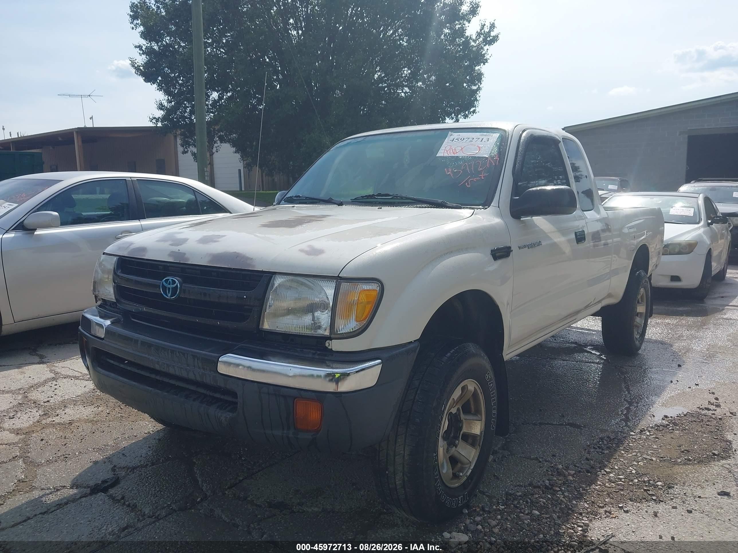 2000 Toyota Tacoma Prerunner White vin: 4TASM92N6YZ614791