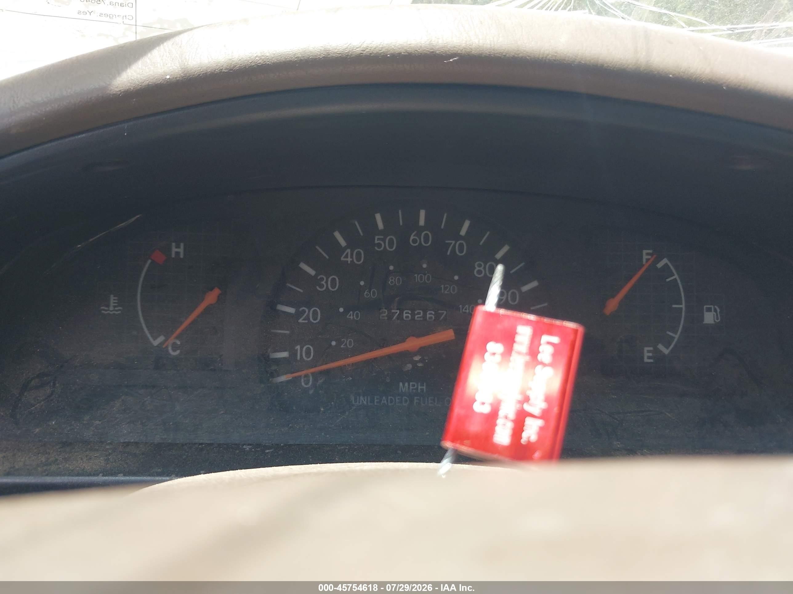 1999 Toyota Tacoma Prerunner Red vin: 4TASM92N7XZ420818
