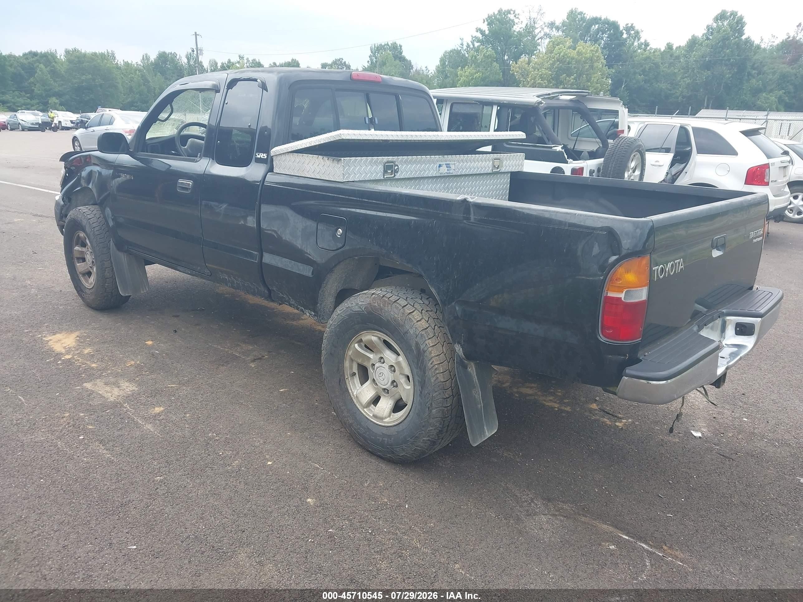 1999 Toyota Tacoma Prerunner Black vin: 4TASM92N8XZ562692