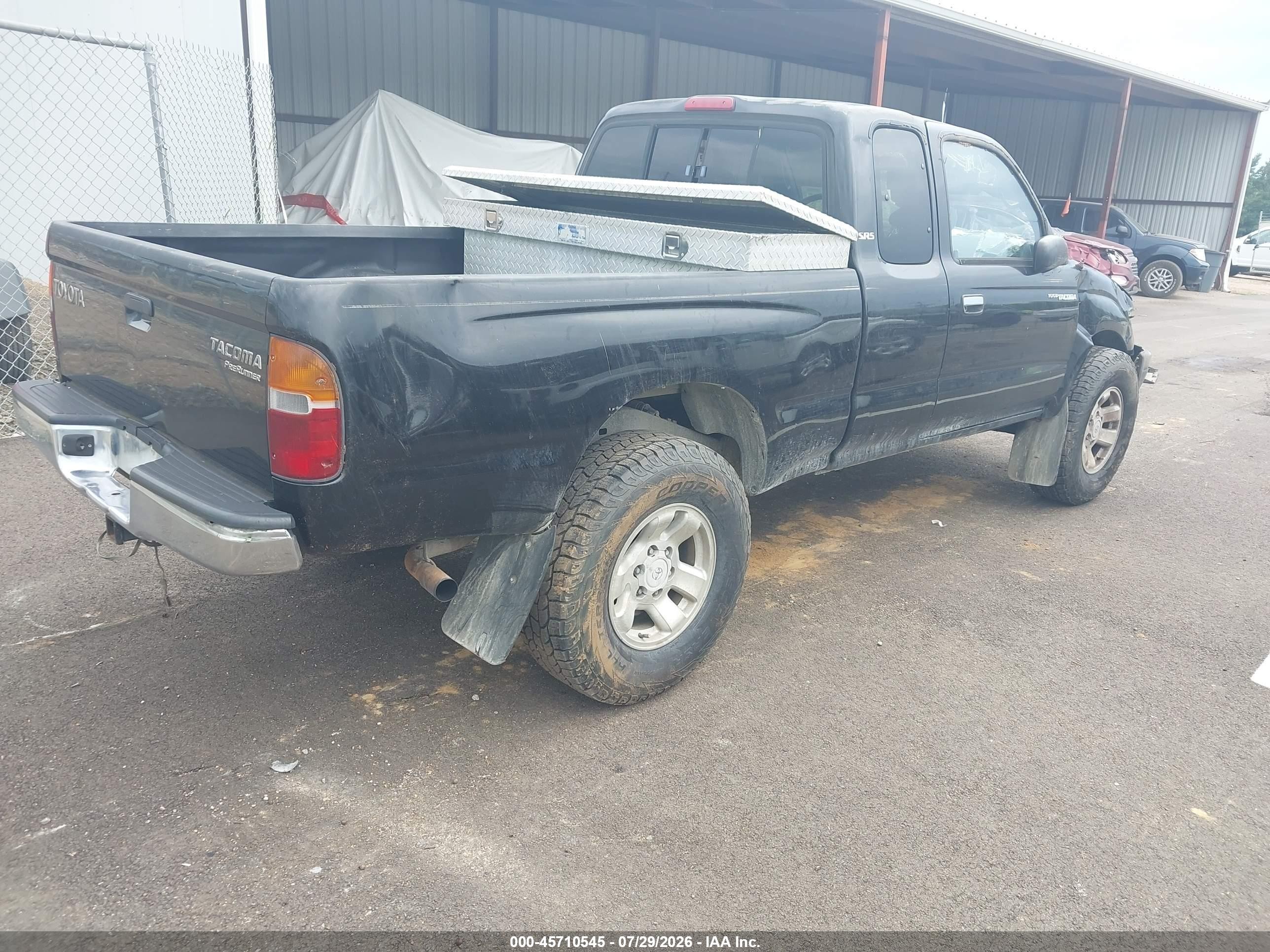 1999 Toyota Tacoma Prerunner Black vin: 4TASM92N8XZ562692