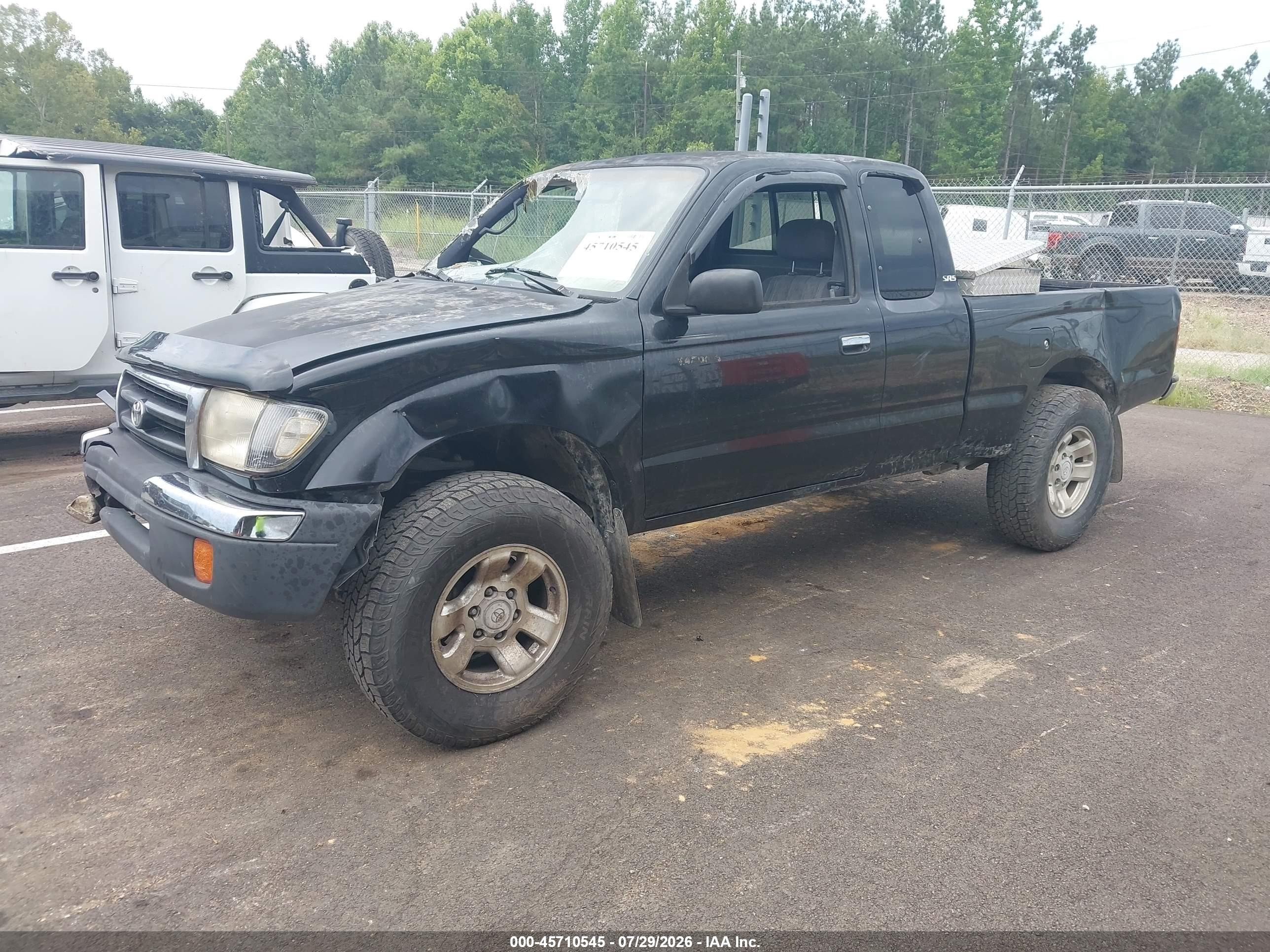 1999 Toyota Tacoma Prerunner Black vin: 4TASM92N8XZ562692
