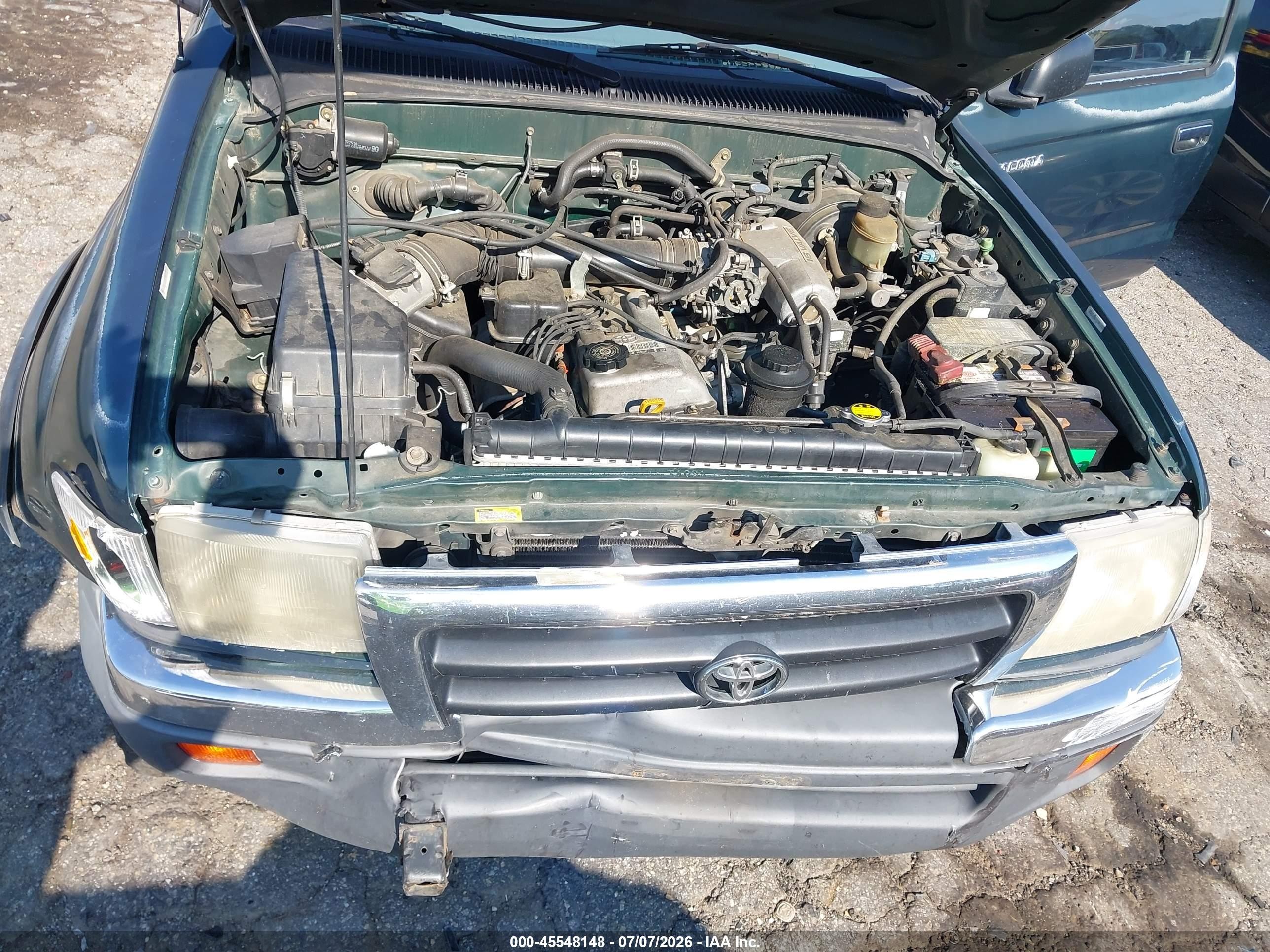 1999 Toyota Tacoma Prerunner Green vin: 4TASM92N9XZ479952