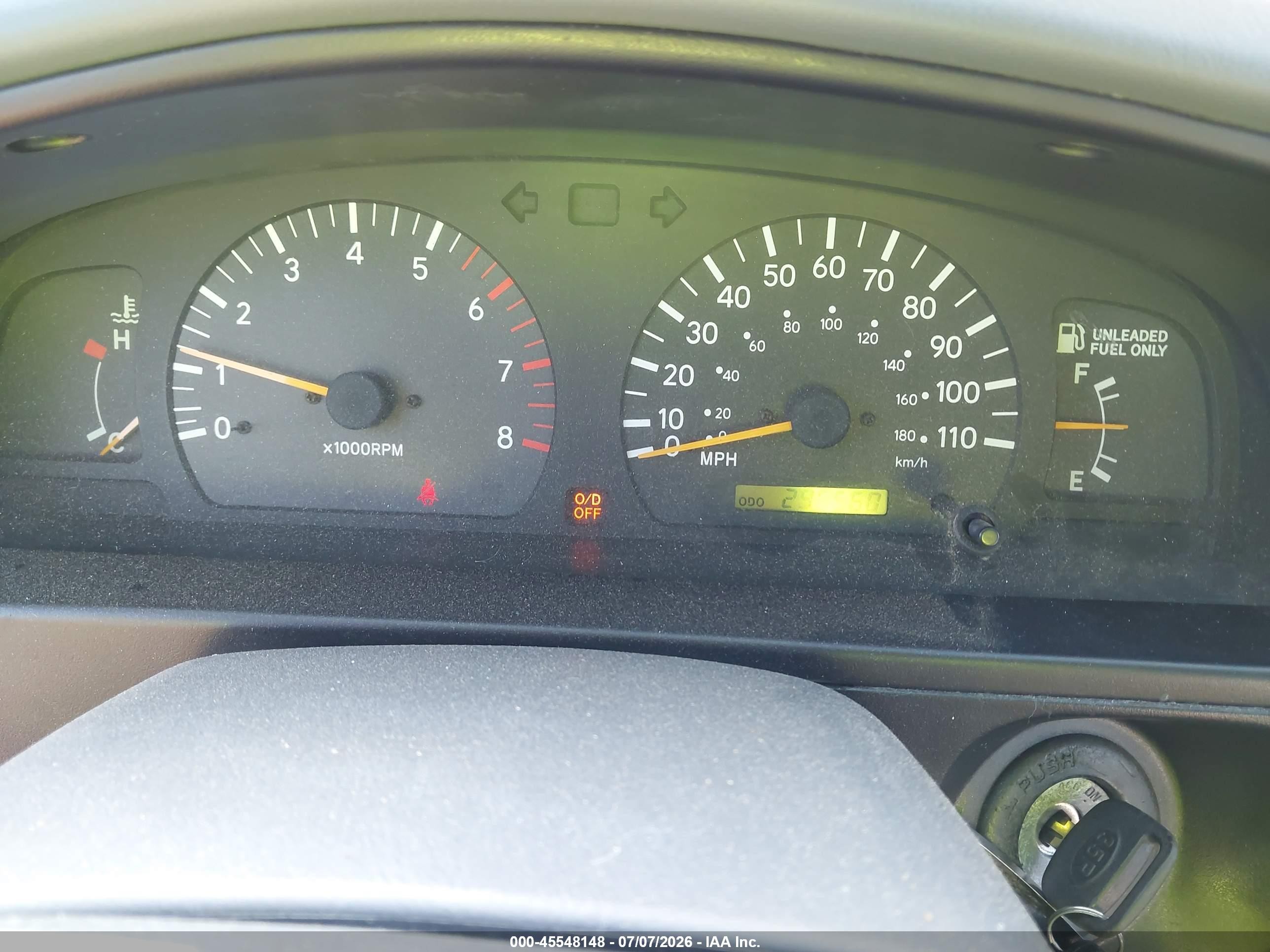 1999 Toyota Tacoma Prerunner Green vin: 4TASM92N9XZ479952