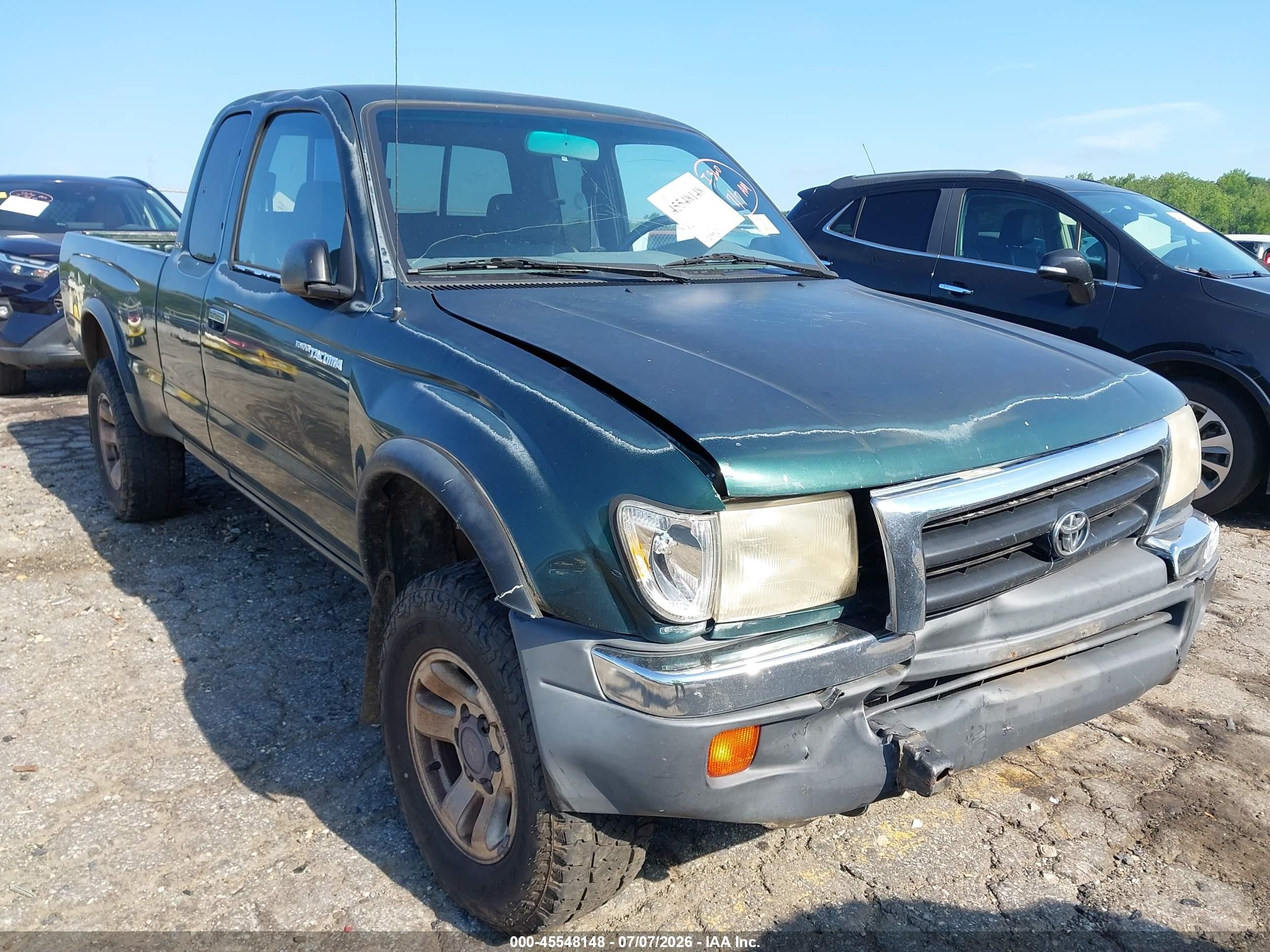 1999 Toyota Tacoma Prerunner Green vin: 4TASM92N9XZ479952
