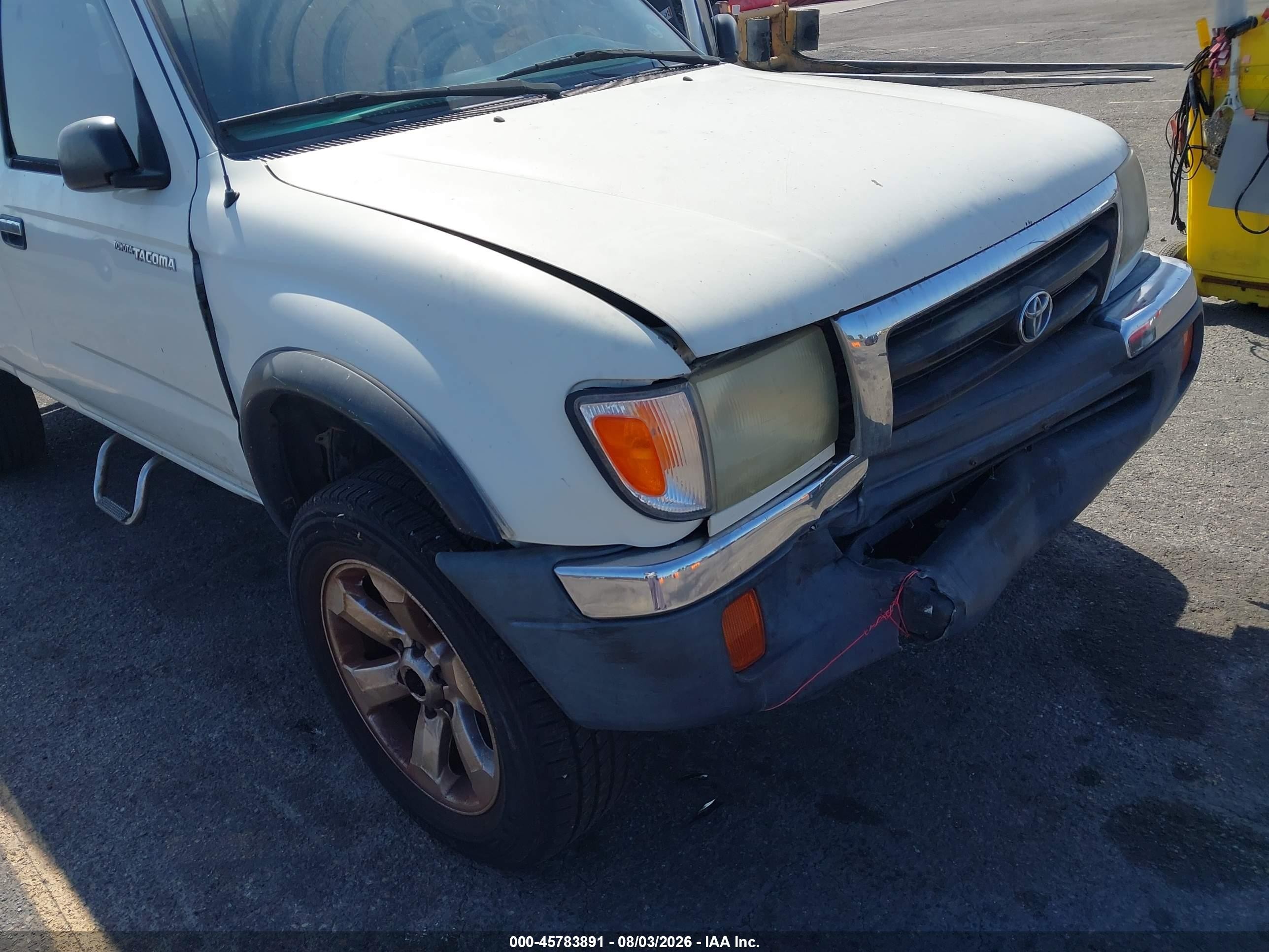 1998 Toyota Tacoma Prerunner V6 White vin: 4TASN92N0WZ132733