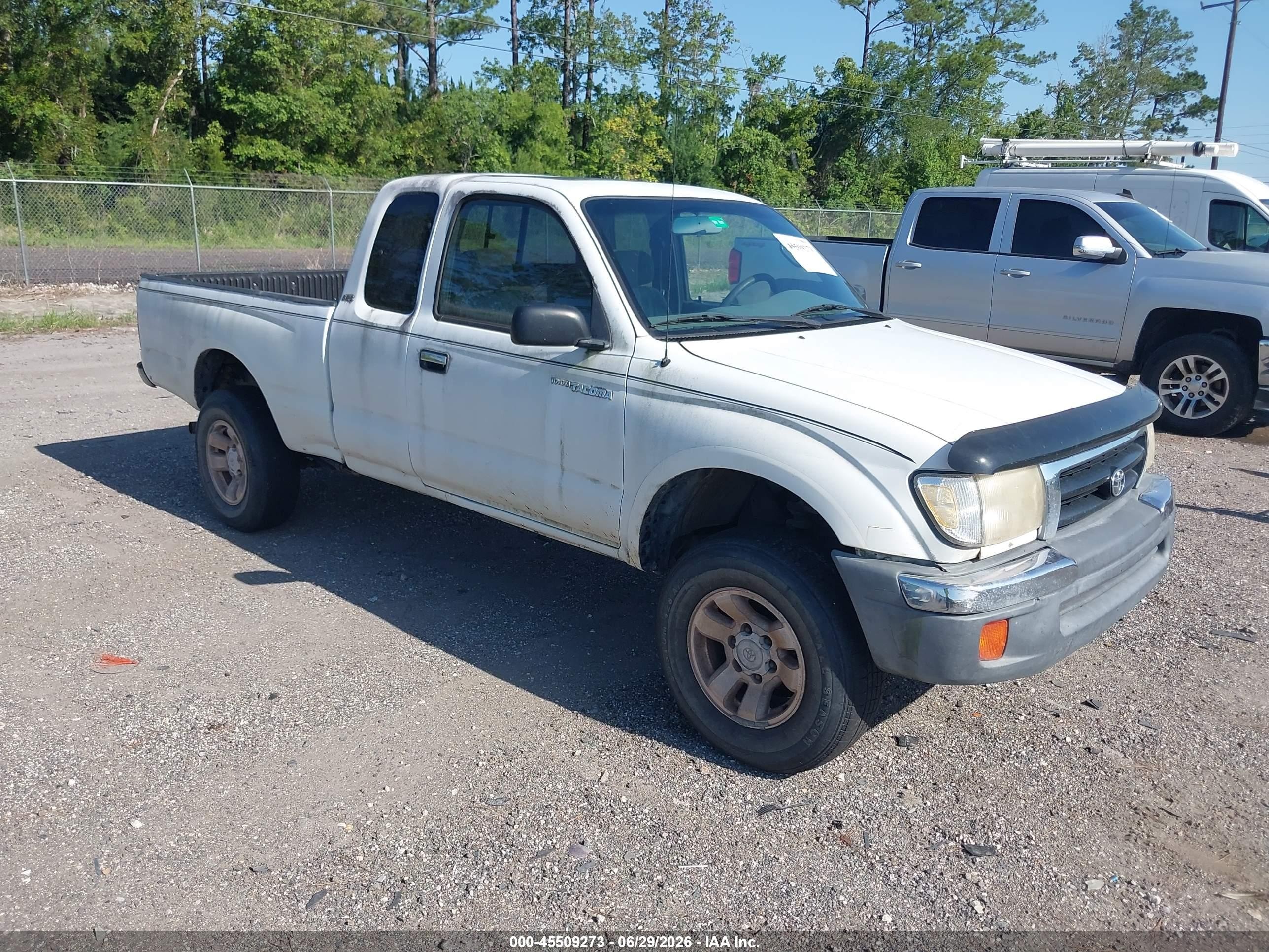 1999 Toyota Tacoma Prerunner V6 White vin: 4TASN92N0XZ459635