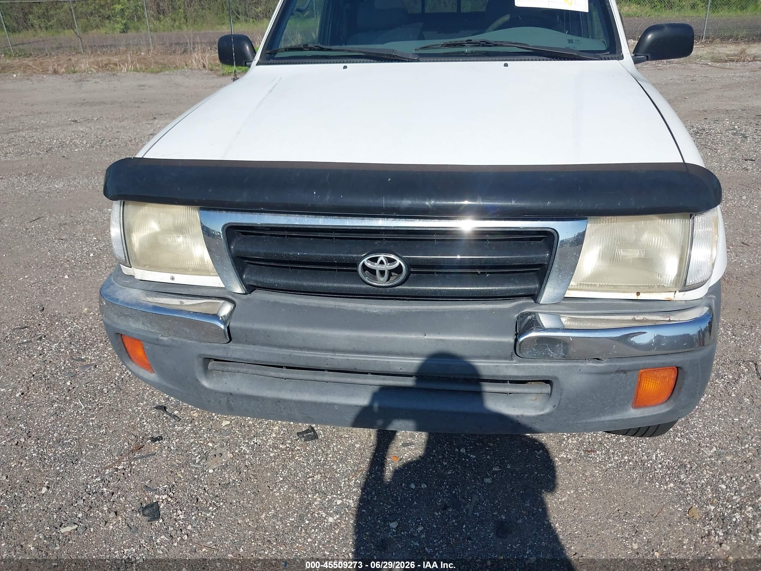 1999 Toyota Tacoma Prerunner V6 White vin: 4TASN92N0XZ459635
