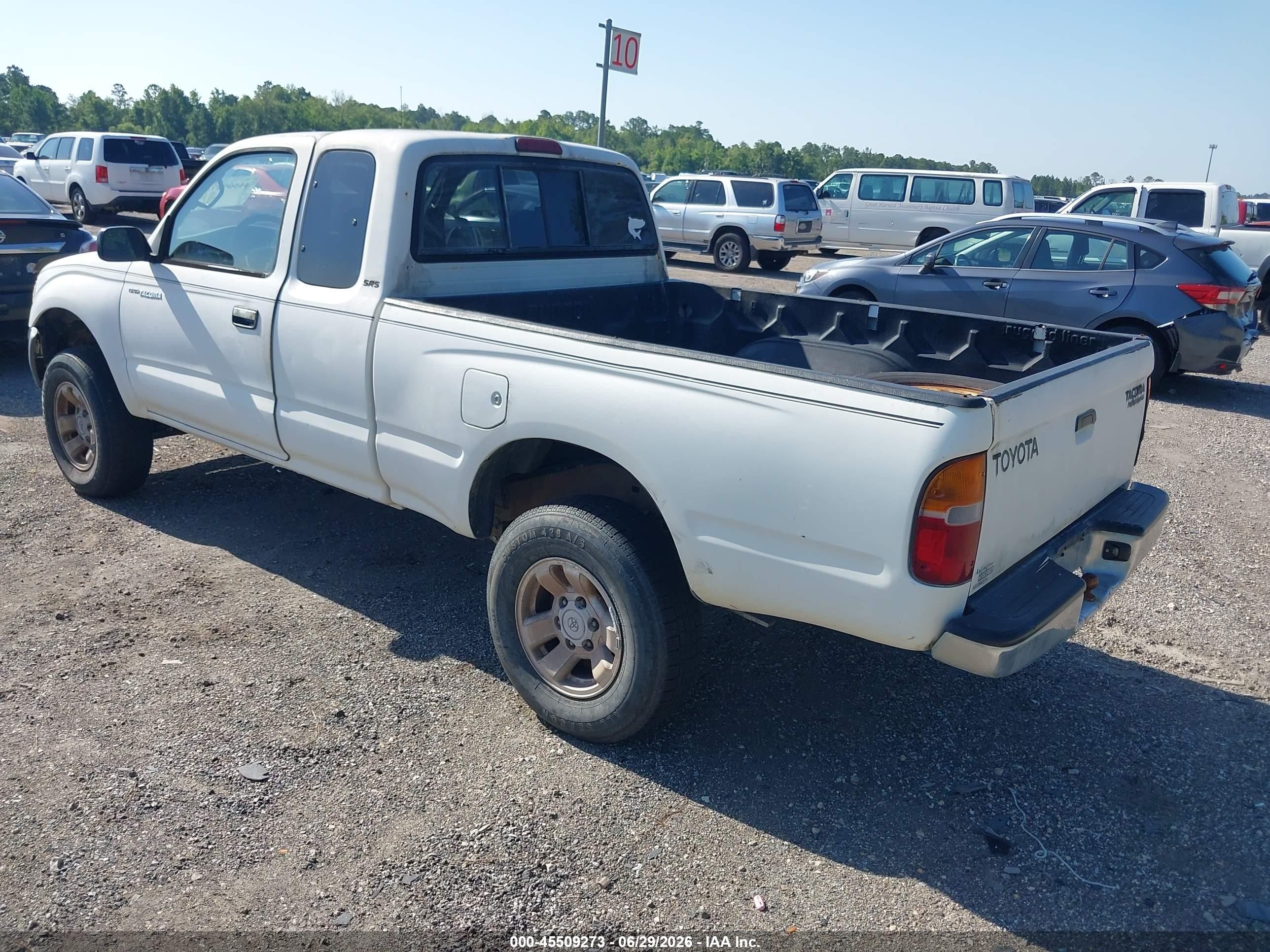 1999 Toyota Tacoma Prerunner V6 White vin: 4TASN92N0XZ459635