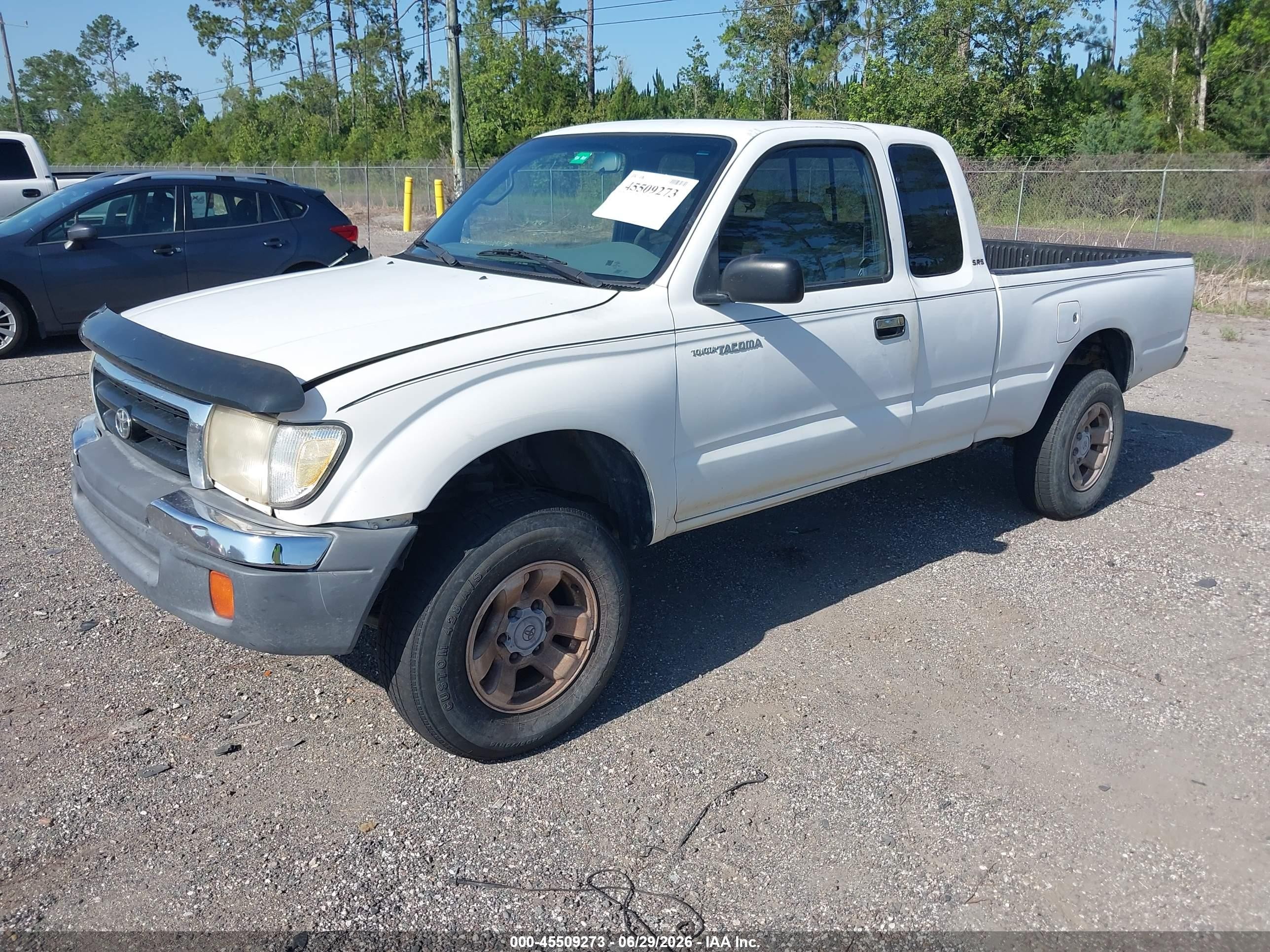 1999 Toyota Tacoma Prerunner V6 White vin: 4TASN92N0XZ459635