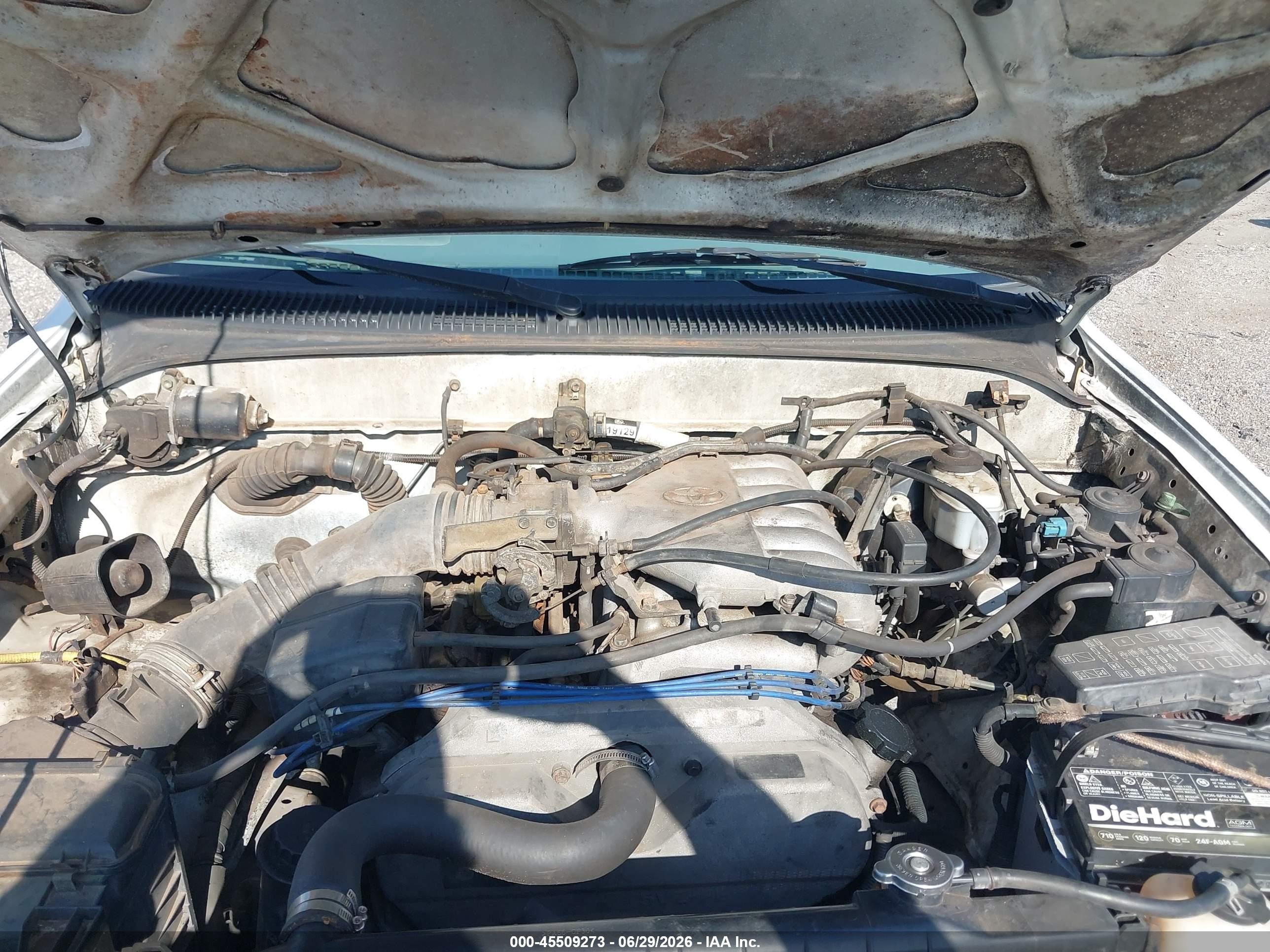 1999 Toyota Tacoma Prerunner V6 White vin: 4TASN92N0XZ459635
