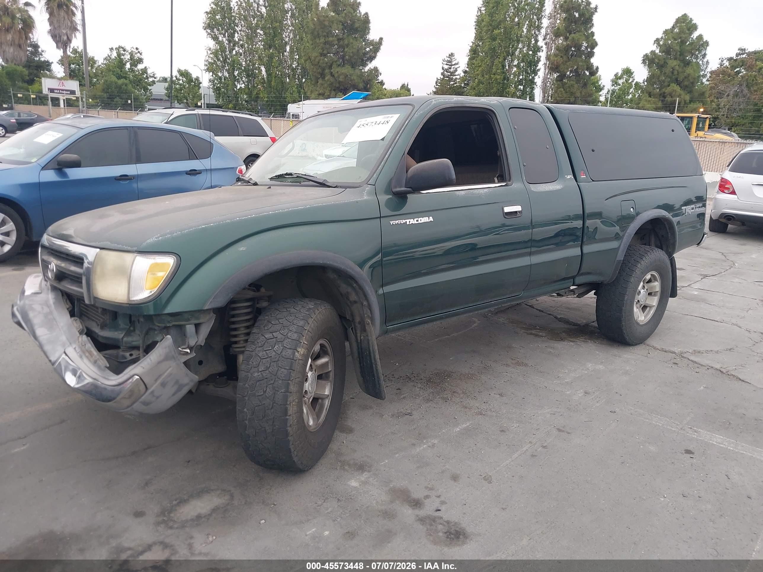 1999 Toyota Tacoma Prerunner V6 Green vin: 4TASN92N0XZ542577
