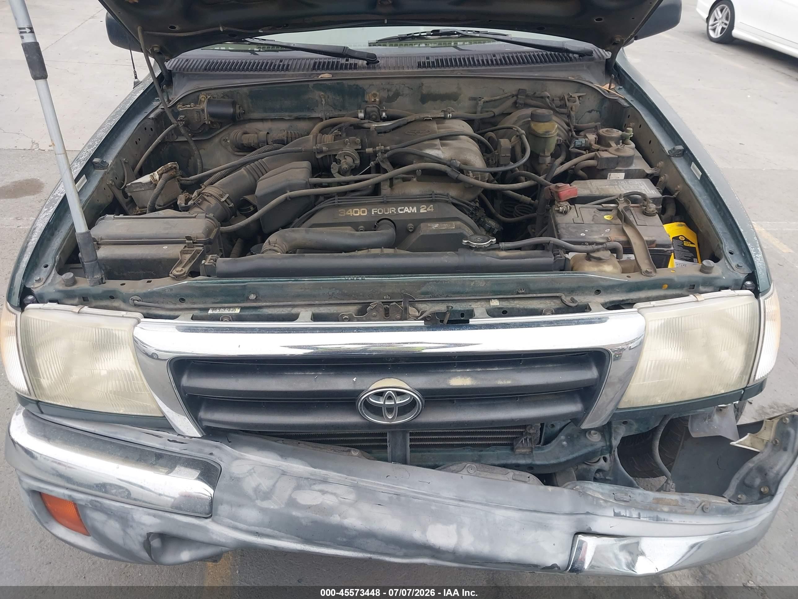 1999 Toyota Tacoma Prerunner V6 Green vin: 4TASN92N0XZ542577