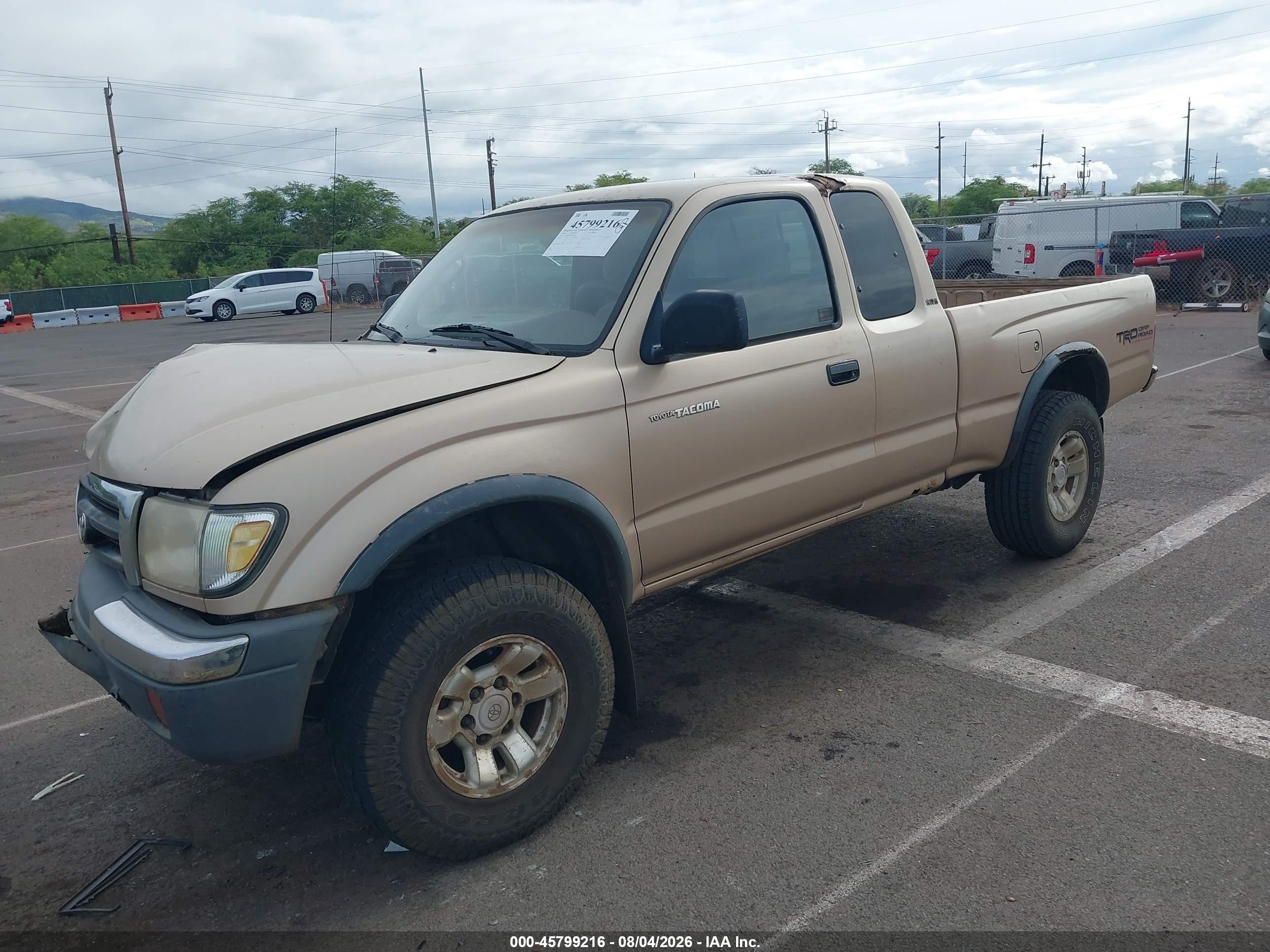 2000 Toyota Tacoma Prerunner V6 Коричневый vin: 4TASN92N1YZ616042