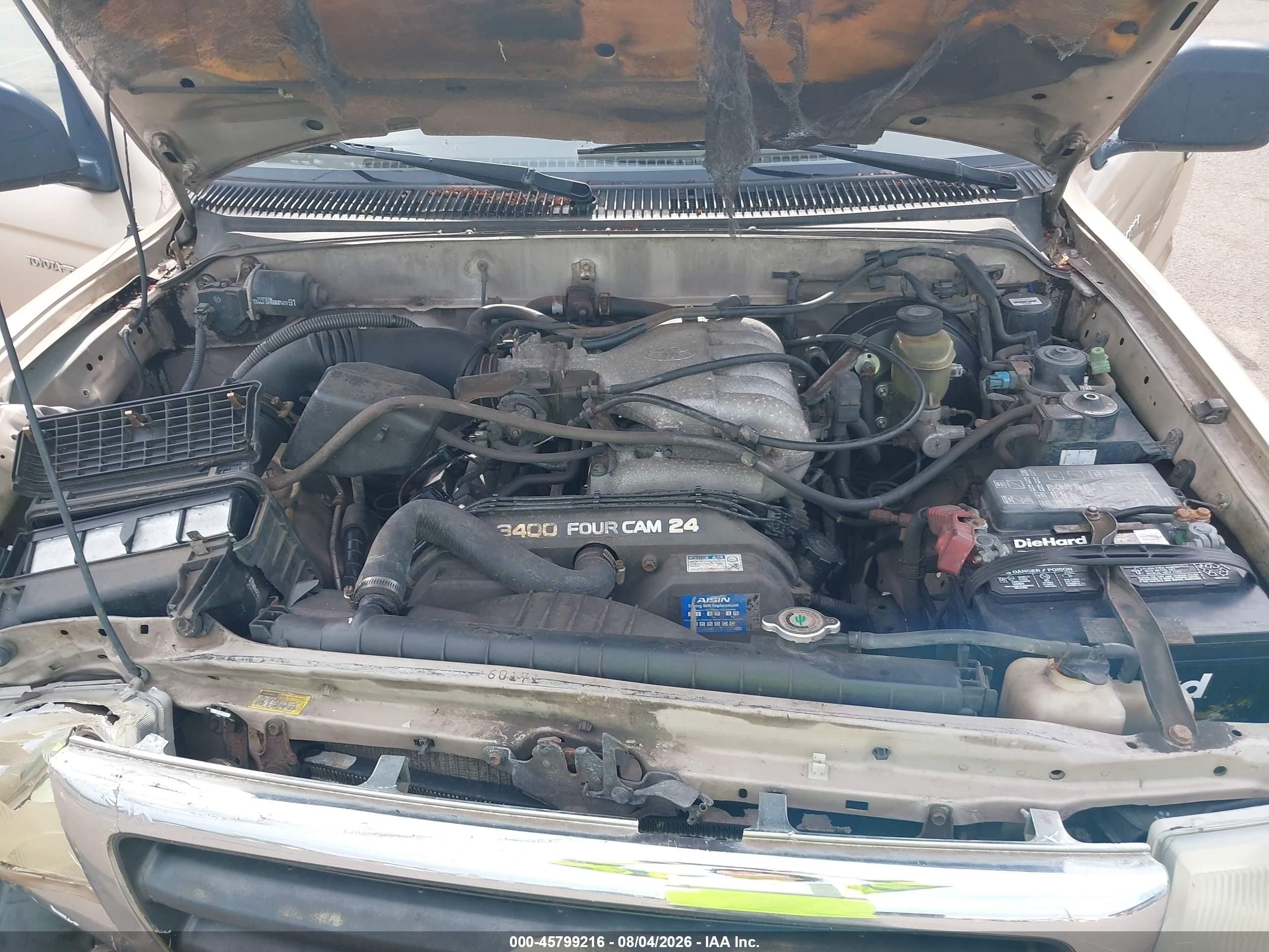2000 Toyota Tacoma Prerunner V6 Коричневый vin: 4TASN92N1YZ616042
