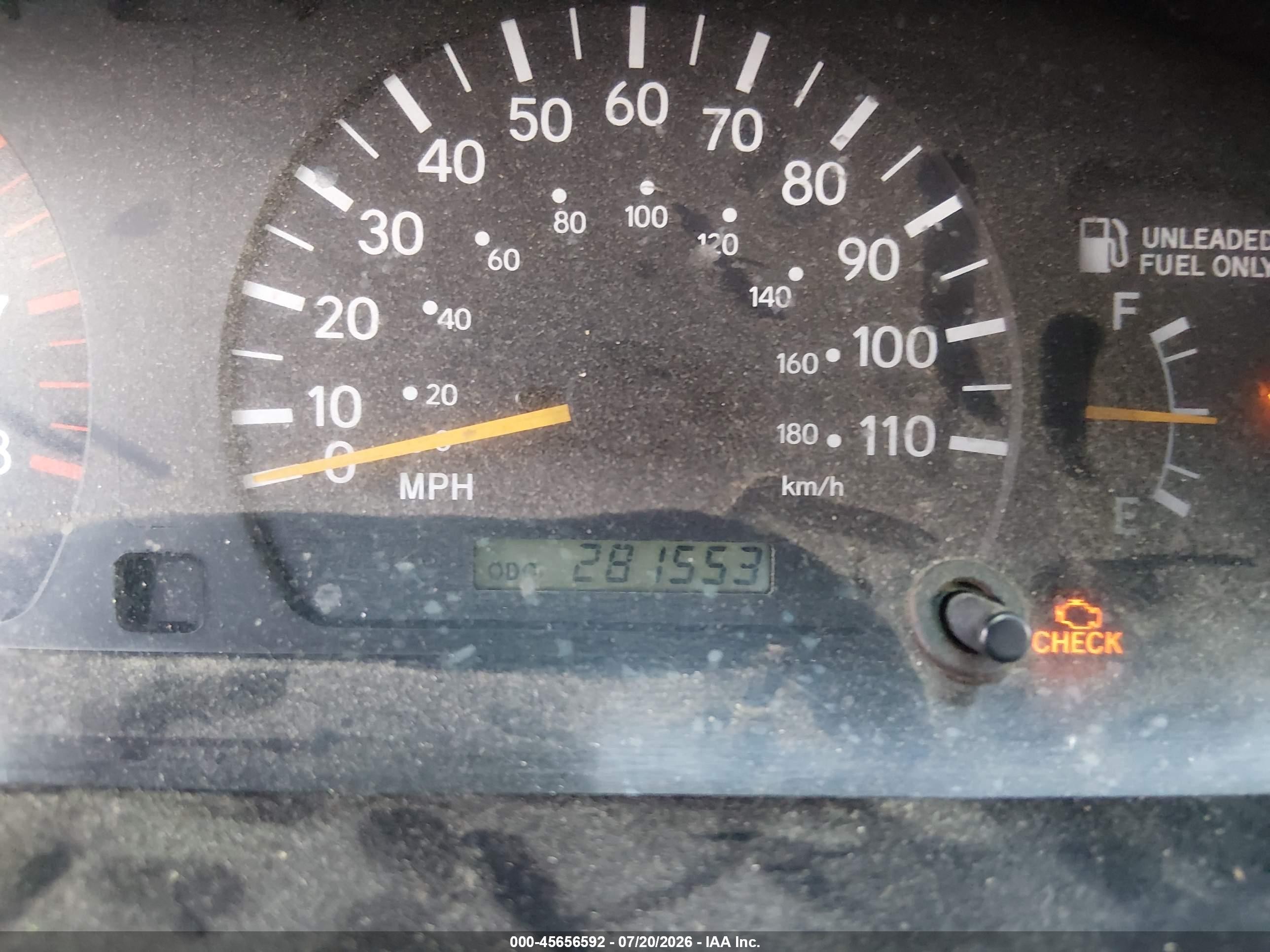 2000 Toyota Tacoma Prerunner V6 White vin: 4TASN92N1YZ618275