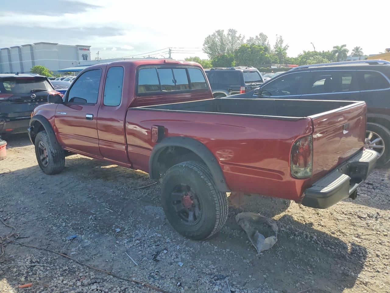 1998 Toyota Tacoma Xtracab Prerunner Red vin: 4TASN92N2WZ121555