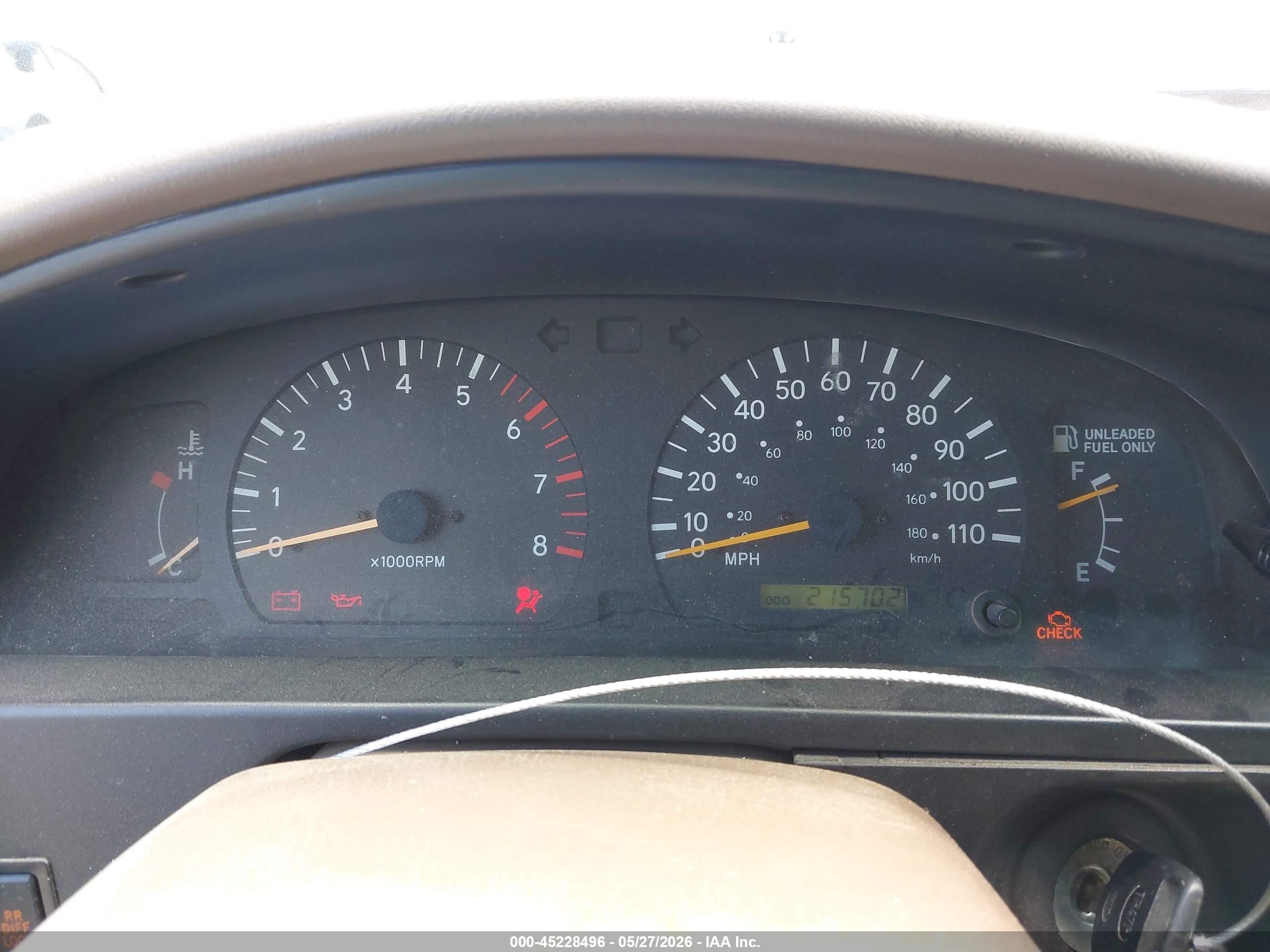 1999 Toyota Tacoma Prerunner V6 Green vin: 4TASN92N2XZ416303