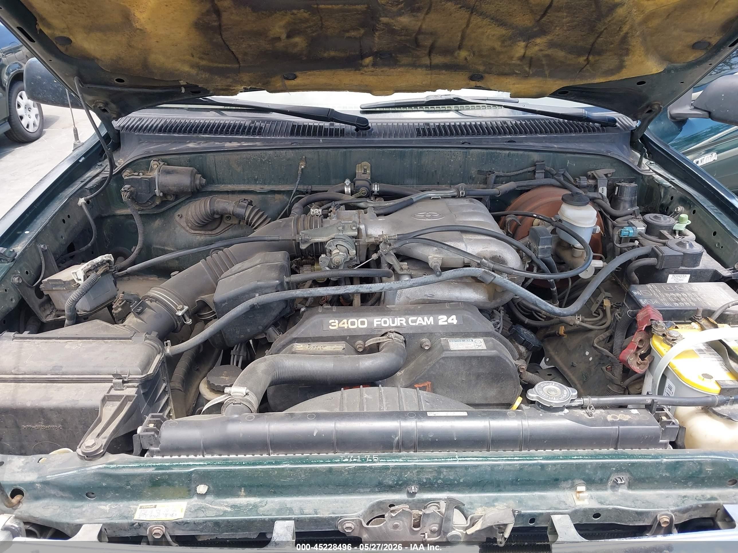 1999 Toyota Tacoma Prerunner V6 Green vin: 4TASN92N2XZ416303