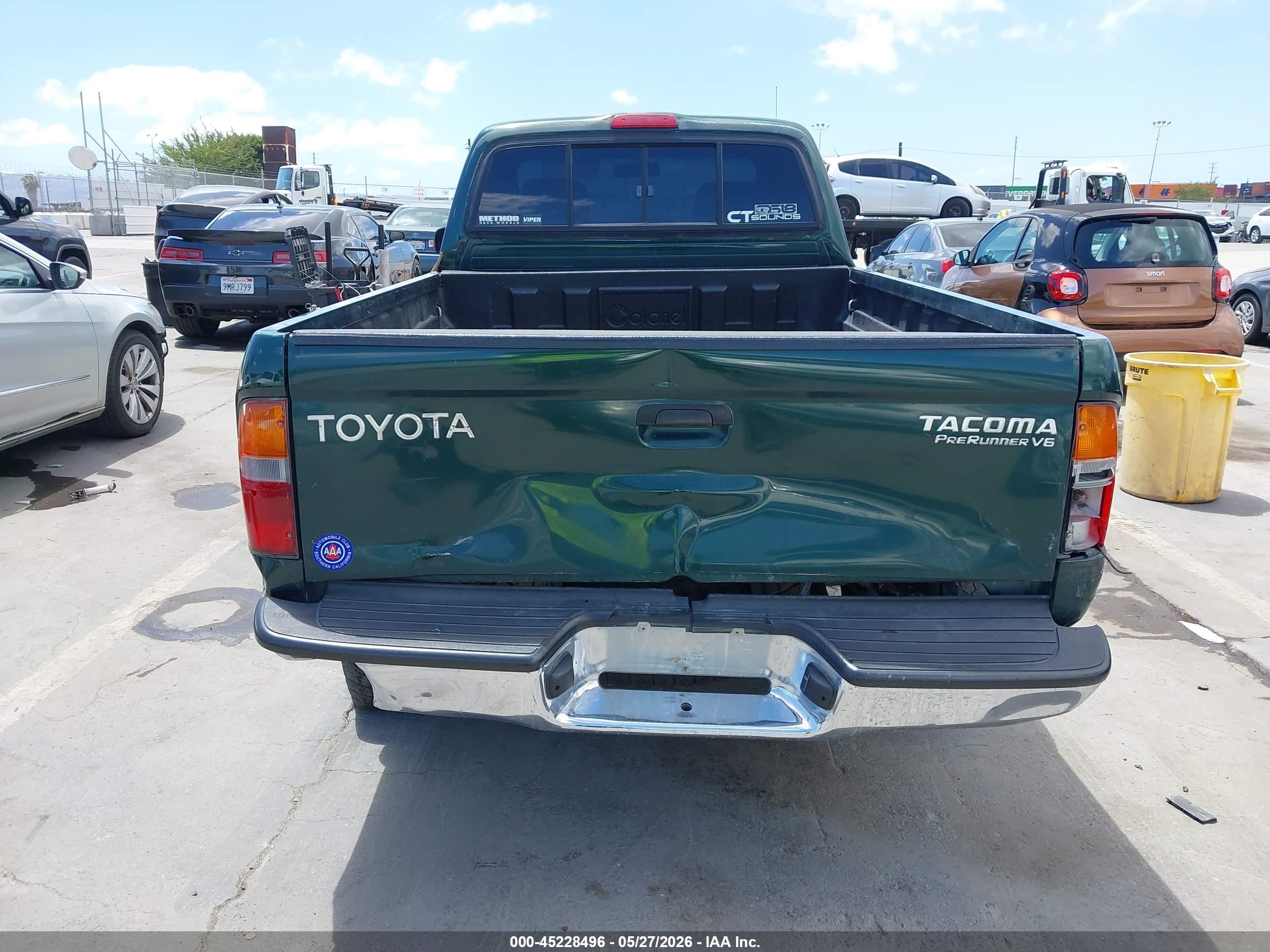 1999 Toyota Tacoma Prerunner V6 Green vin: 4TASN92N2XZ416303