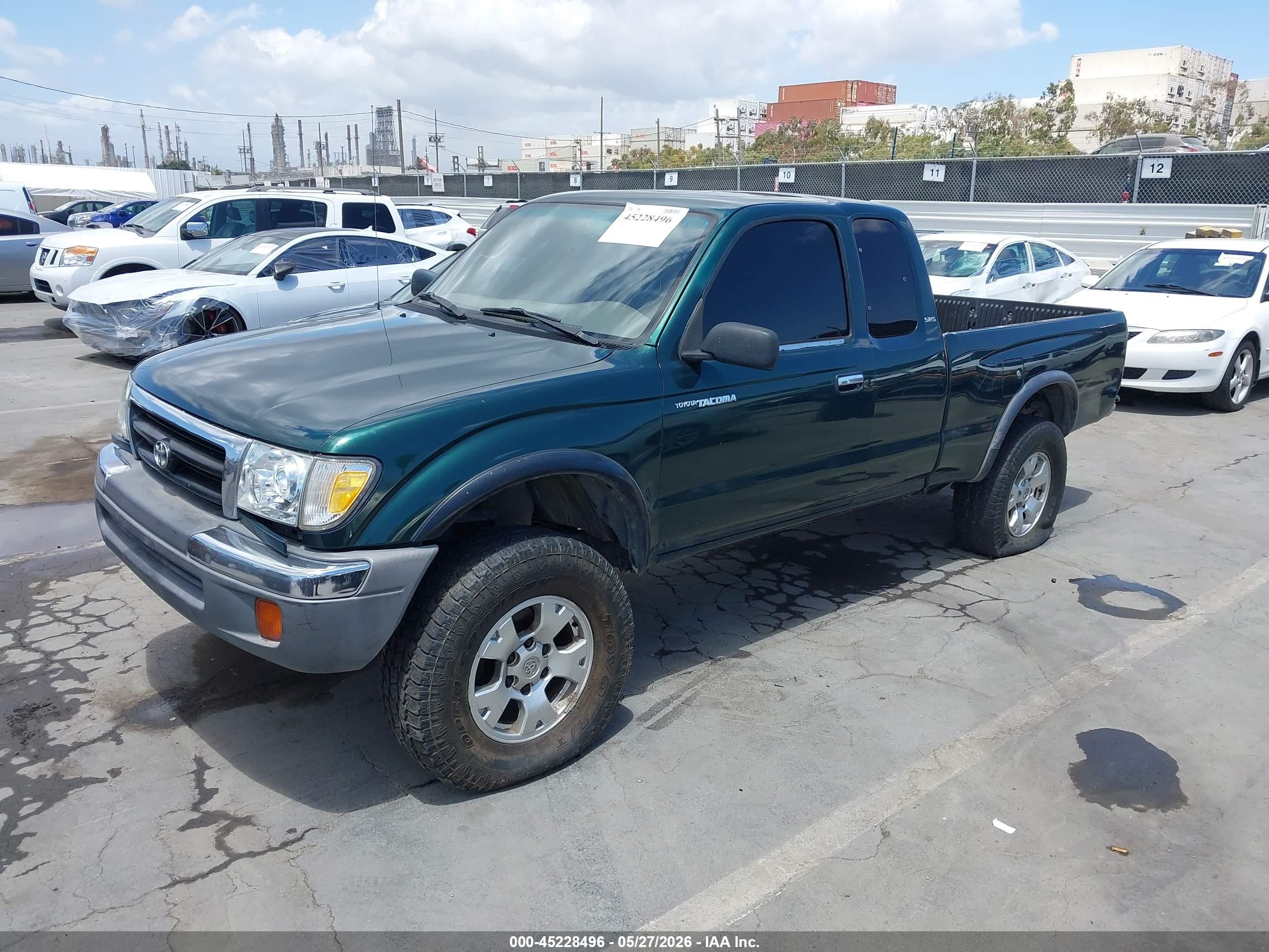 1999 Toyota Tacoma Prerunner V6 Green vin: 4TASN92N2XZ416303