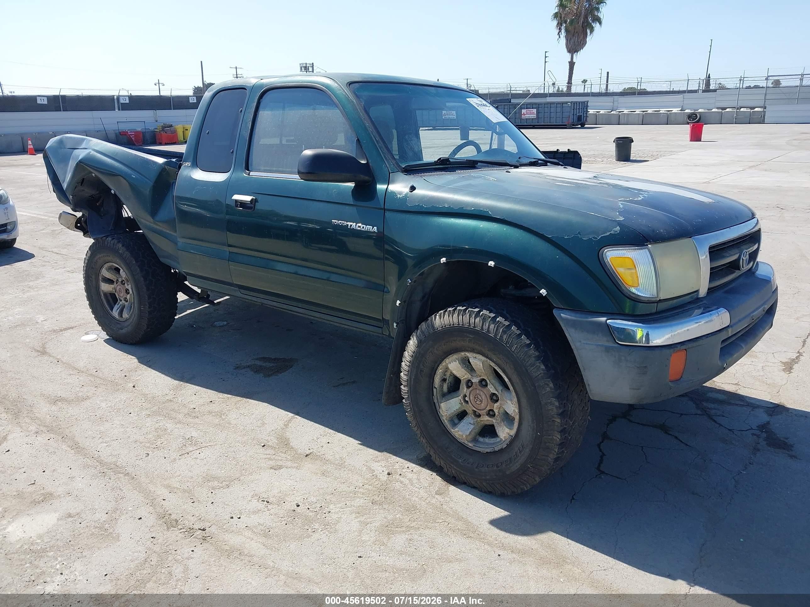 2000 Toyota Tacoma Prerunner V6 Зеленый vin: 4TASN92N2YZ602179