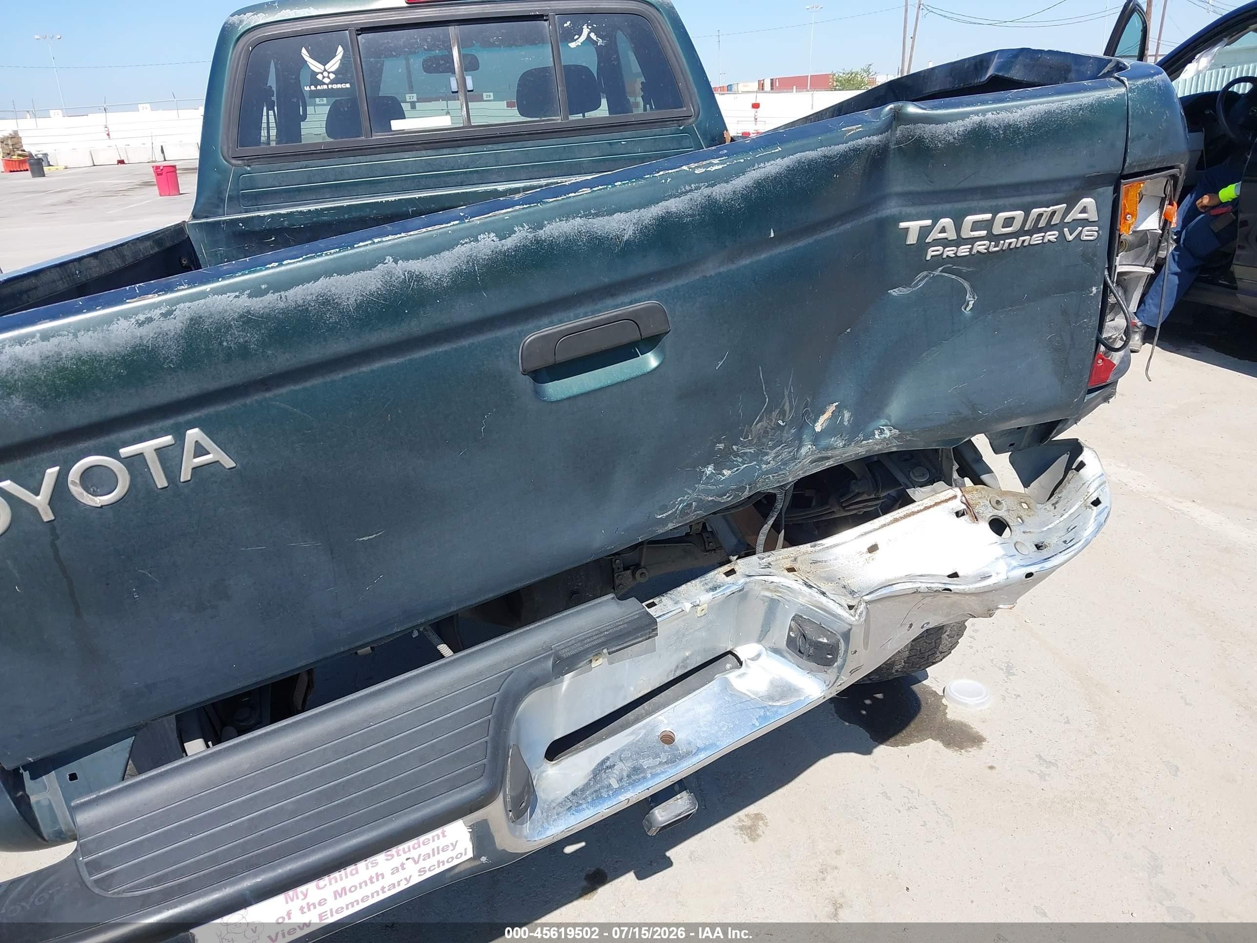 2000 Toyota Tacoma Prerunner V6 Green vin: 4TASN92N2YZ602179