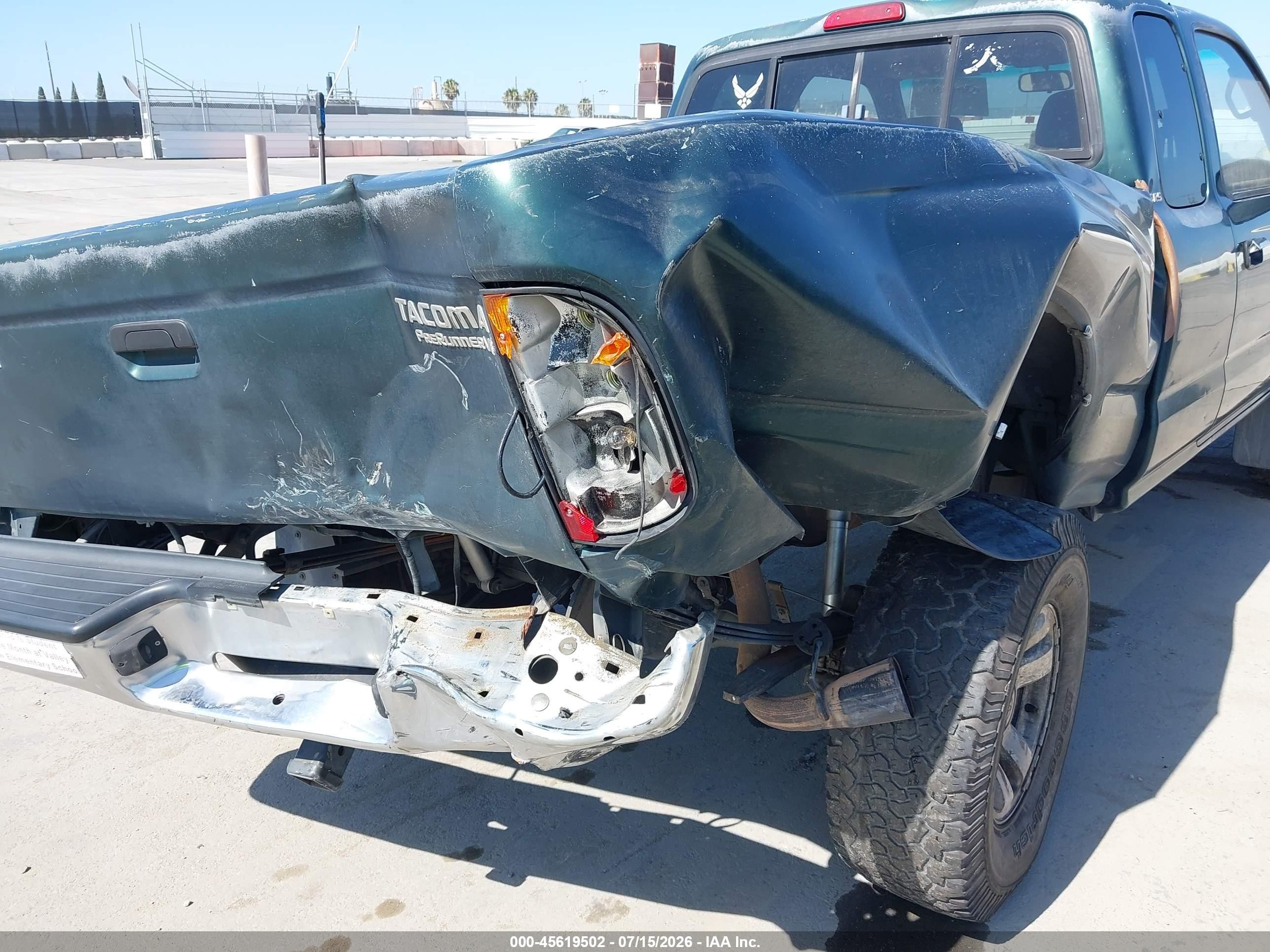 2000 Toyota Tacoma Prerunner V6 Green vin: 4TASN92N2YZ602179