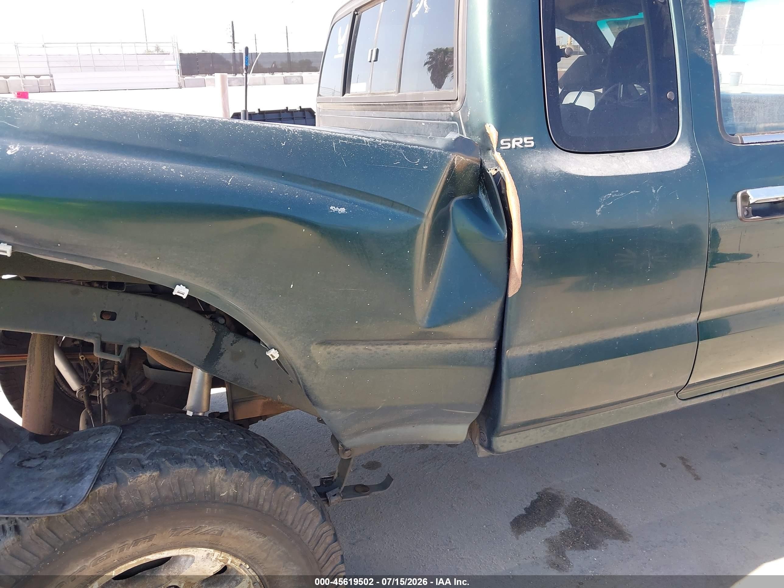 2000 Toyota Tacoma Prerunner V6 Green vin: 4TASN92N2YZ602179