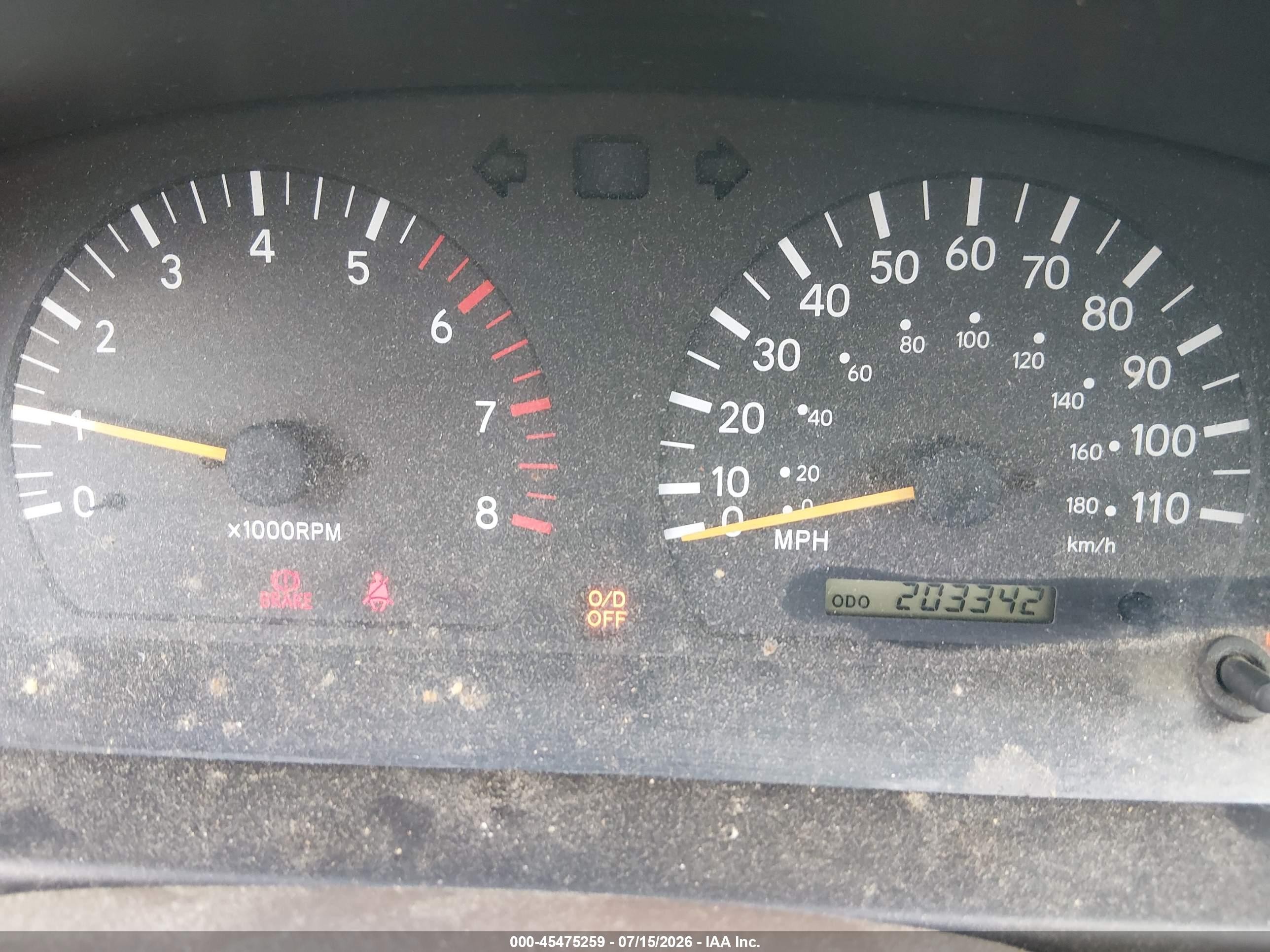 1999 Toyota Tacoma Prerunner V6 Tan vin: 4TASN92N3XZ557705